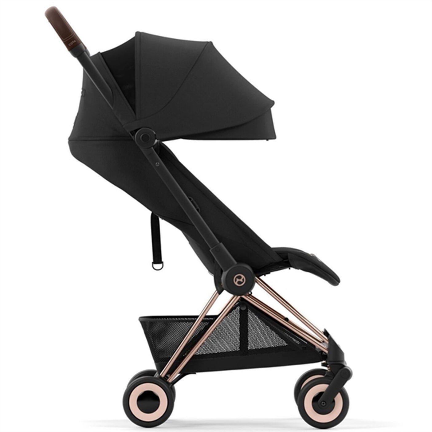 Cybex Coya Stroller Rosegold Sepia Black