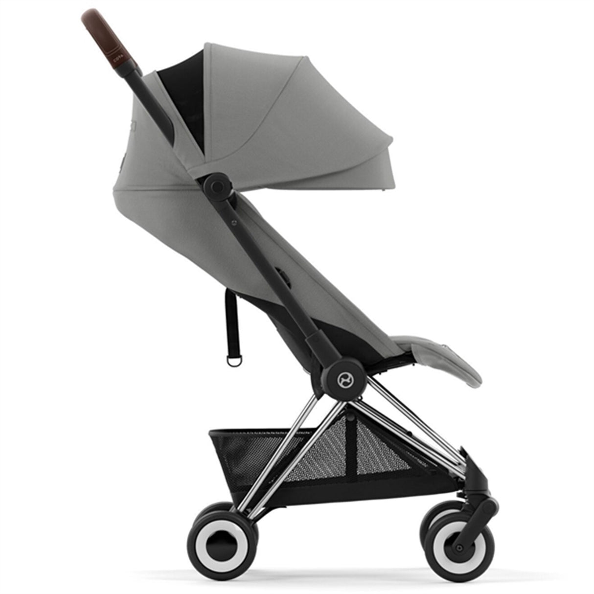 Cybex Coya Stroller Chrome Dark Brown Mirage Grey