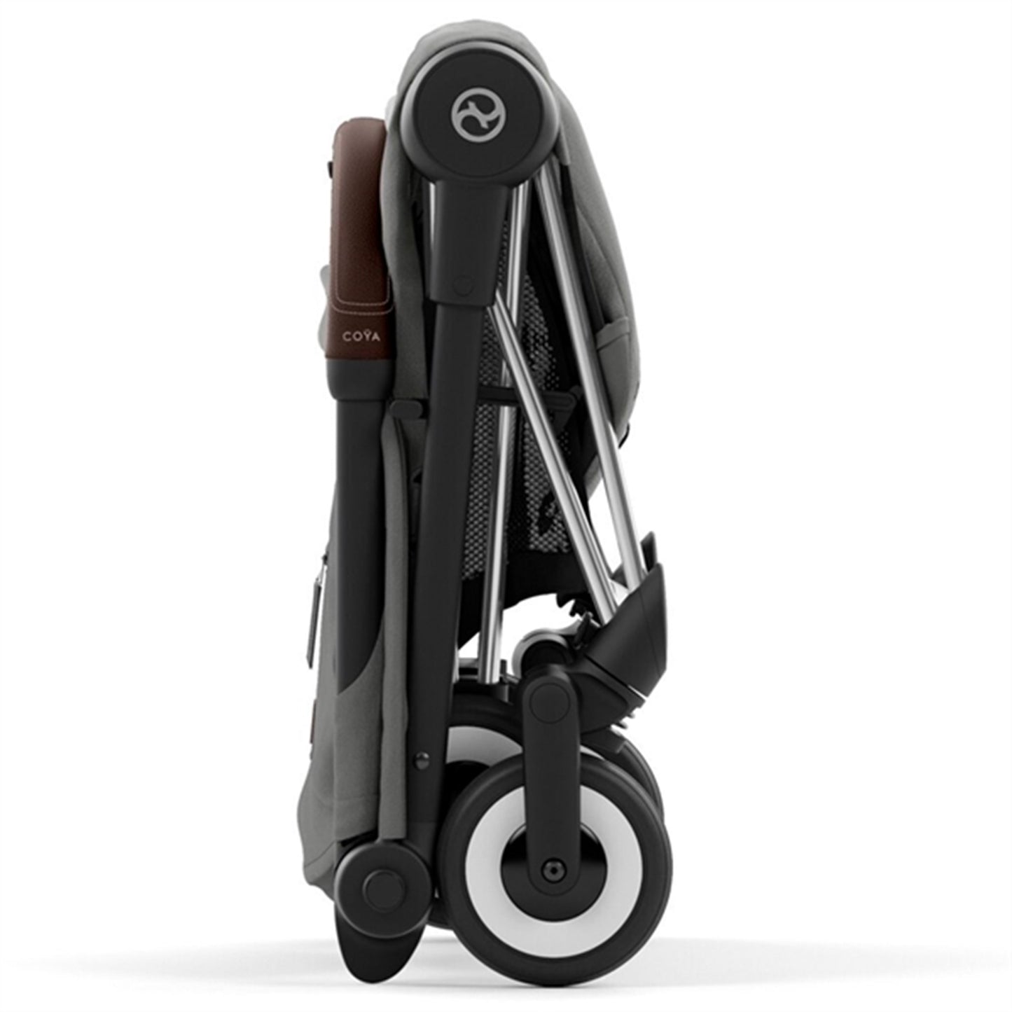 Cybex Coya Stroller Chrome Dark Brown Mirage Grey