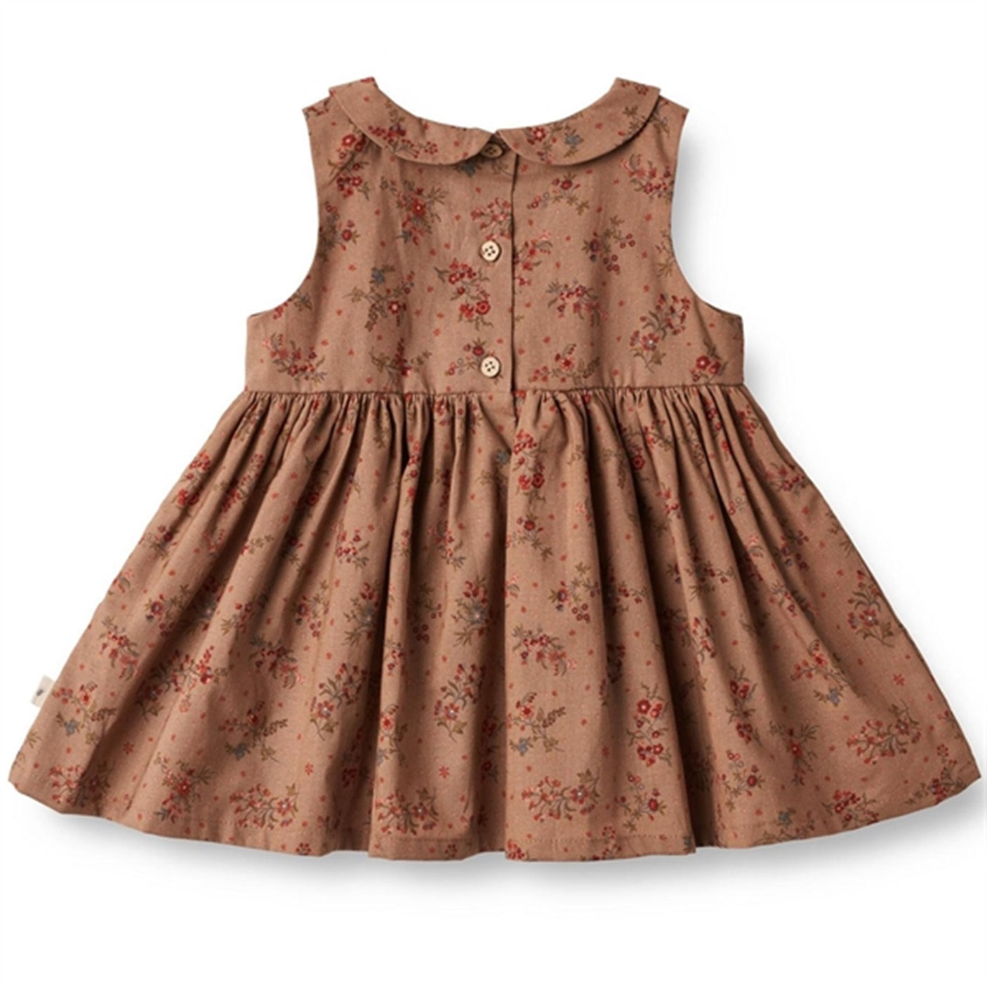 Wheat Berry Dust Flowers Dress Eila