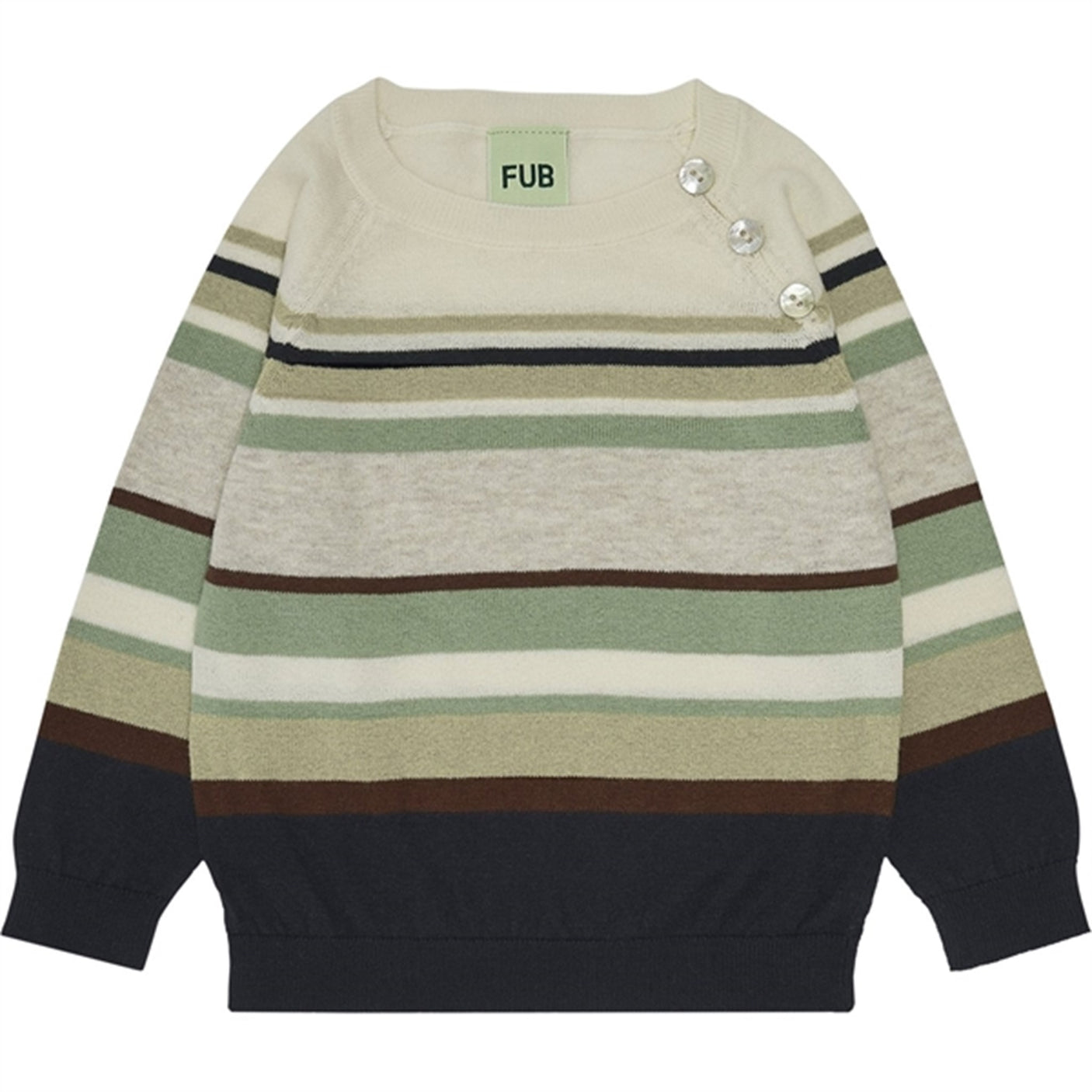 FUB Baby Raglan Blouse Leaf