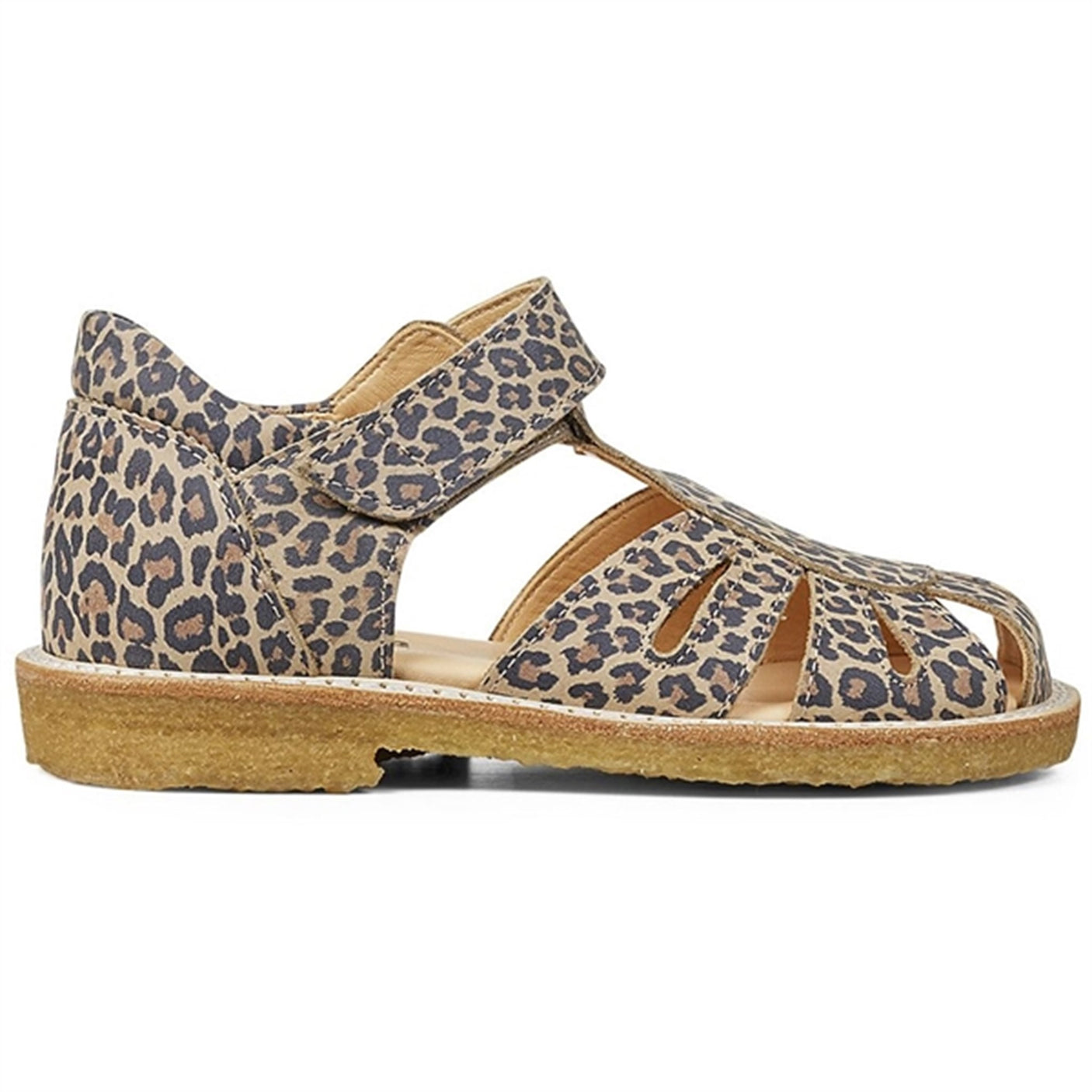 Angulus Sandal W. Velcro Leopard