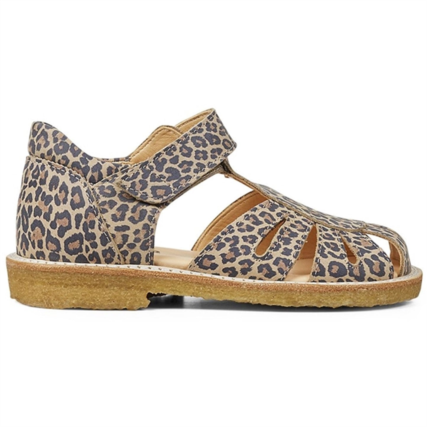 Angulus Sandal W. Velcro Leopard
