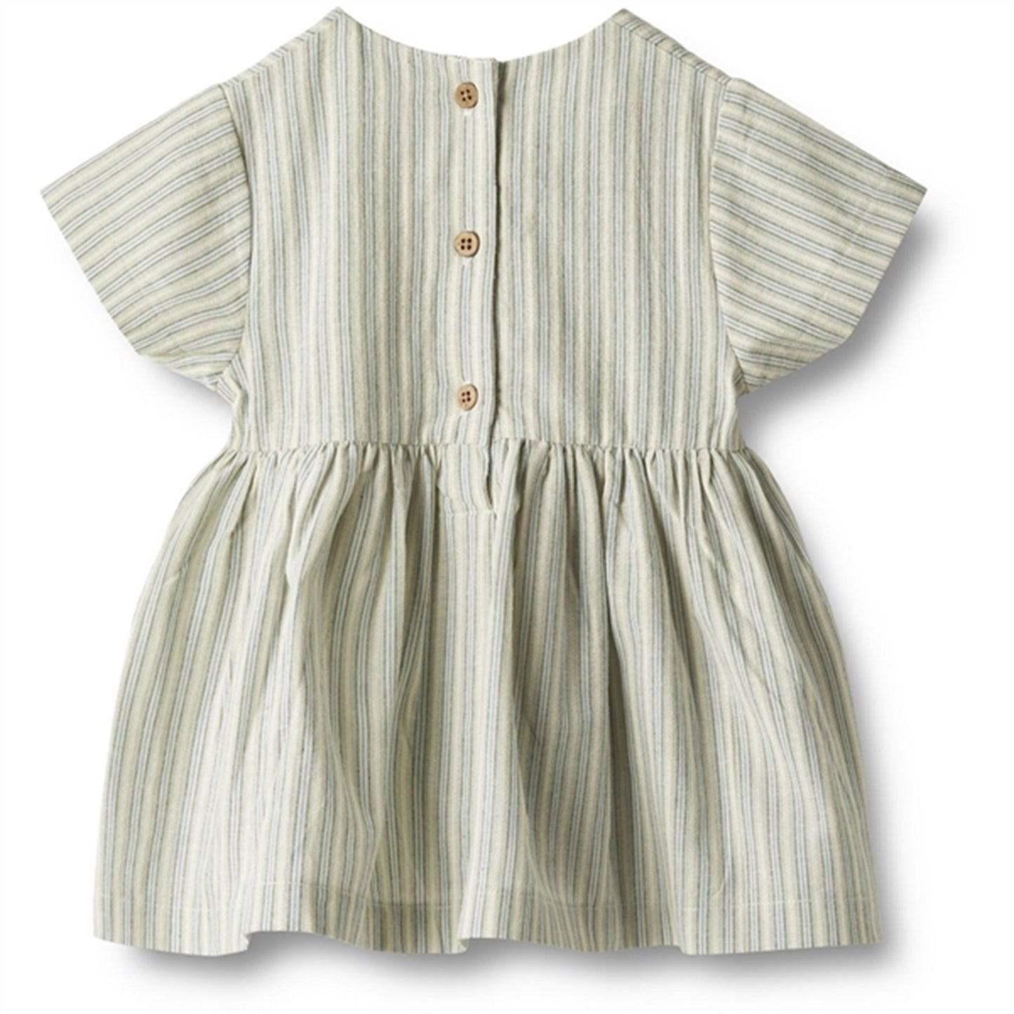 Wheat Aquablue Stripe Dress Esmaralda