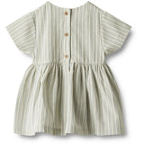 Wheat Aquablue Stripe Dress Esmaralda