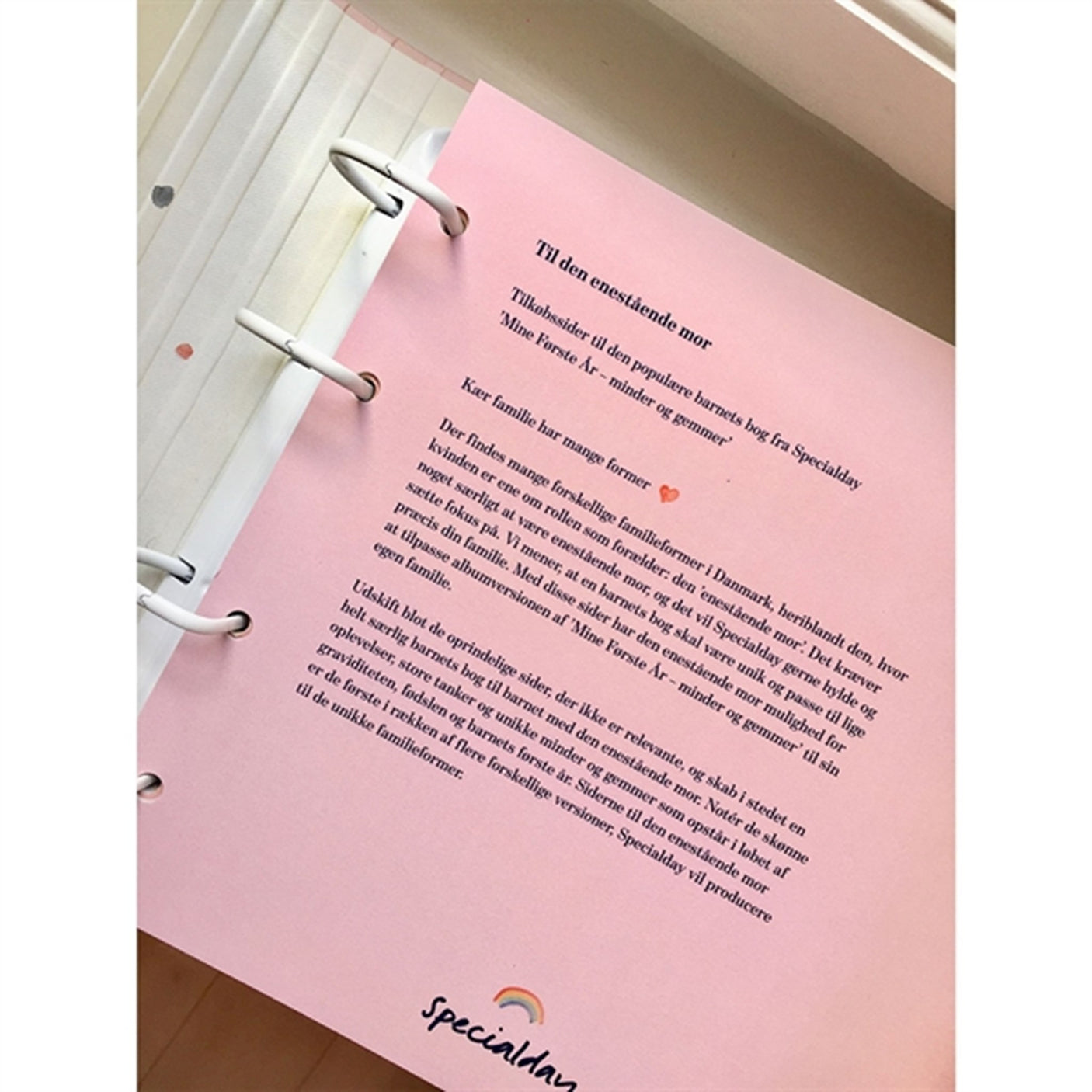 Specialday Tilkøbssider Til Den Enestående Mor