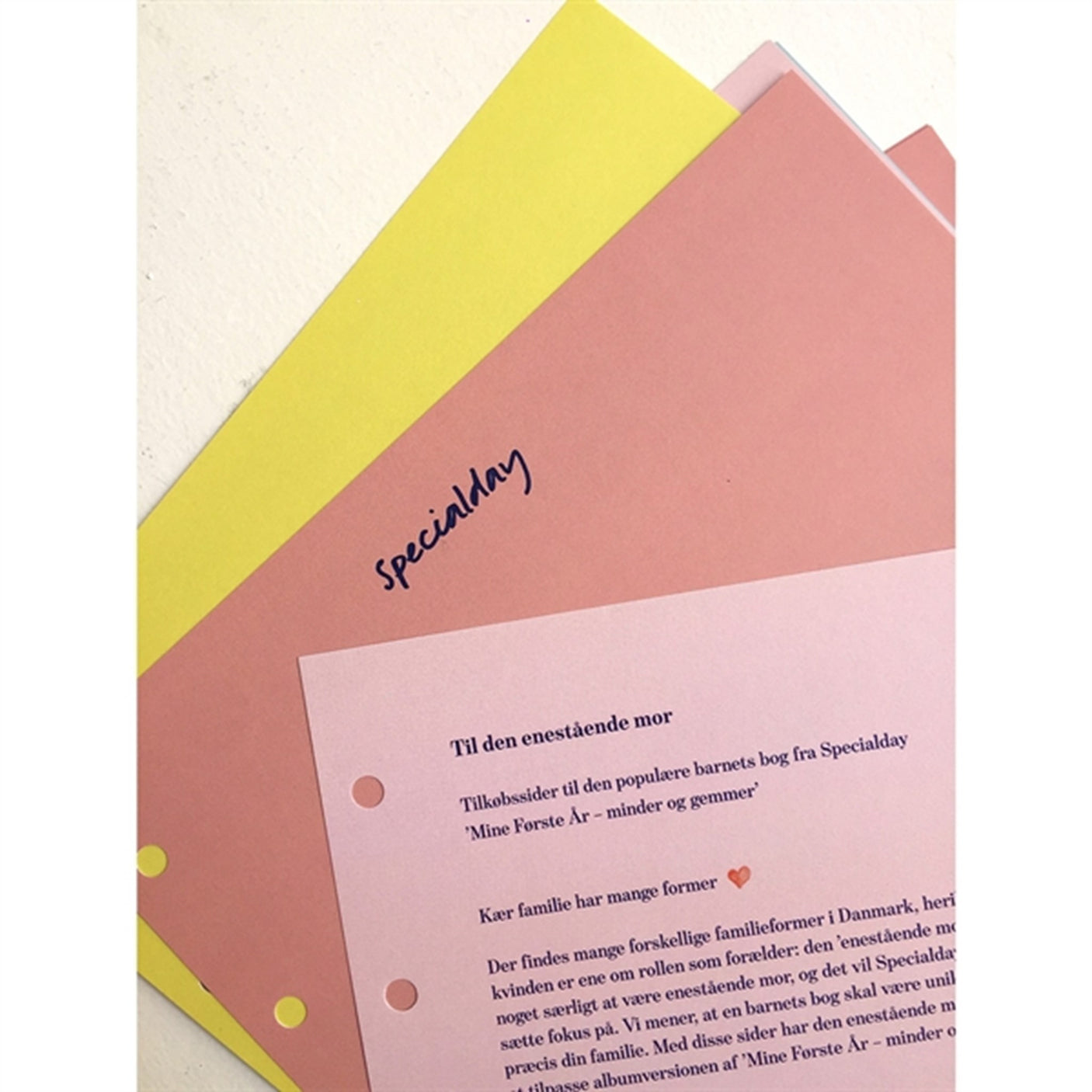 Specialday Tilkøbssider Til Den Enestående Mor