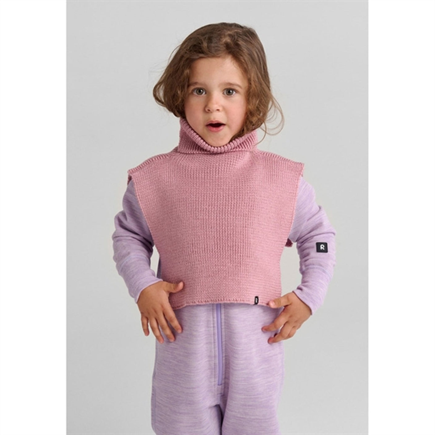 Reima Neck Warmer Kaulain Grey Pink