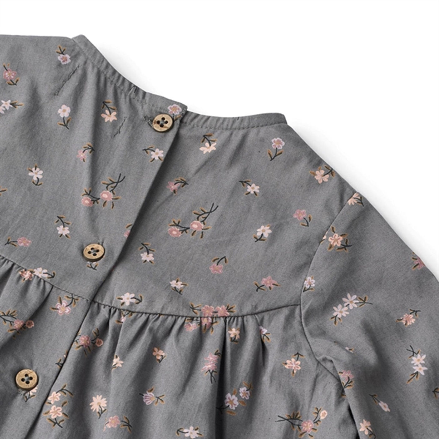 Wheat Autumn Sky Flowers Fenja Dress