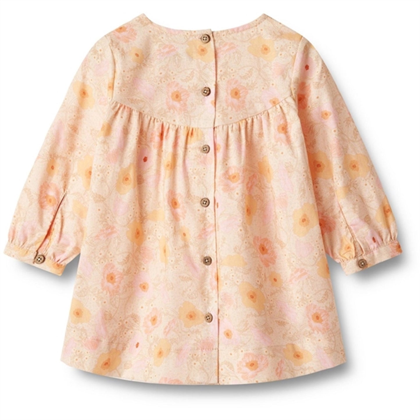 Wheat Alabaster Flower Bobbles Dress Fenja