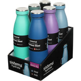 Sistema Stainless Steel Drink Bottle 500 ml Minty Teal