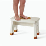 Hevea Marshmallow White Stool