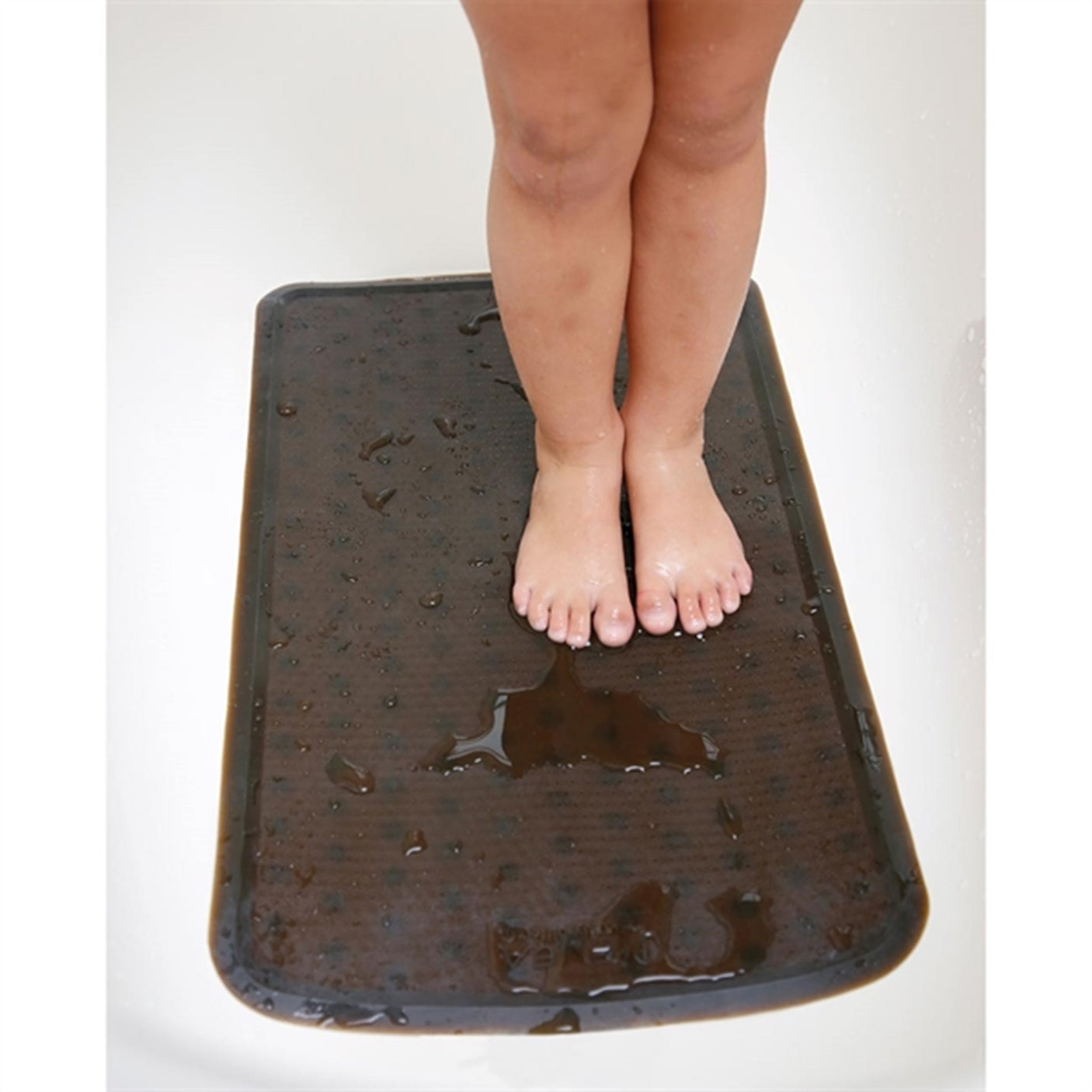 Hevea Bath Mat Charcoal