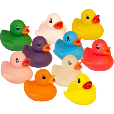 Magni Bath Ducks in a Set of 10 Pieces Multi