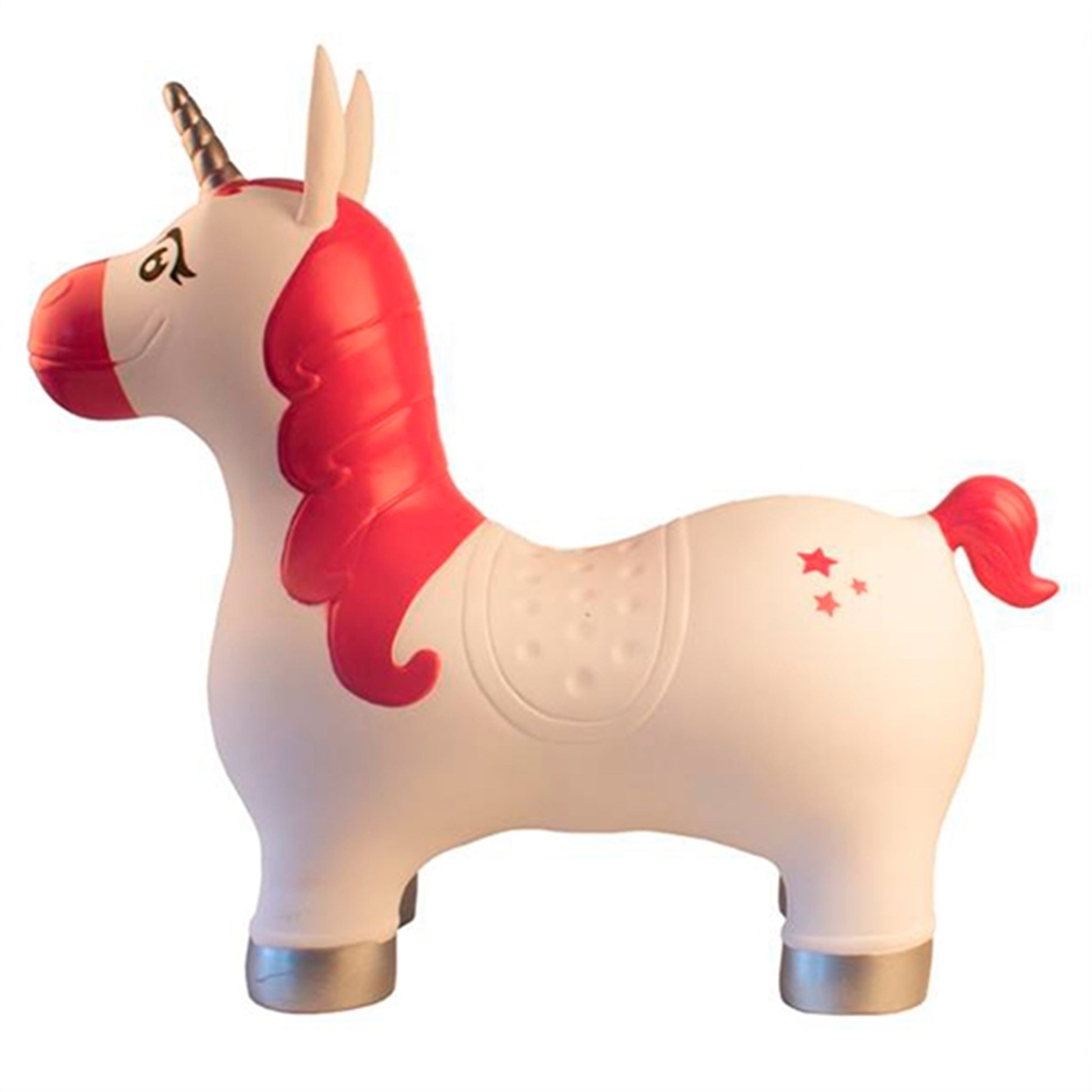 Magni Bouncing Animals Unicorn White/Silver/Pink
