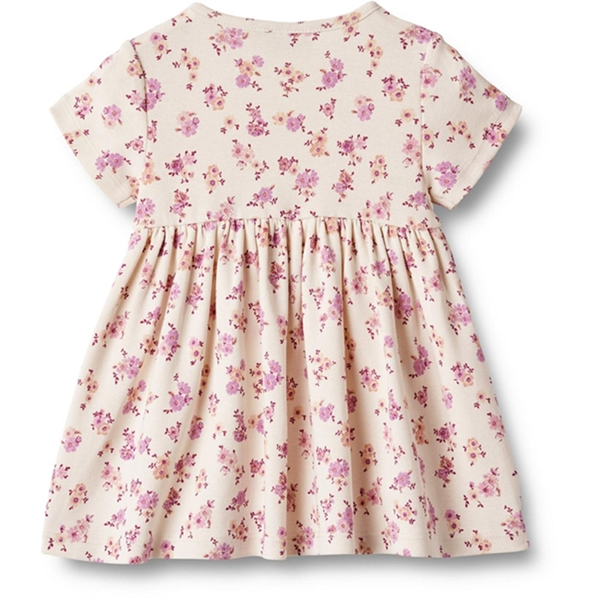 Wheat Shell Flowers Jersey Dress Nova