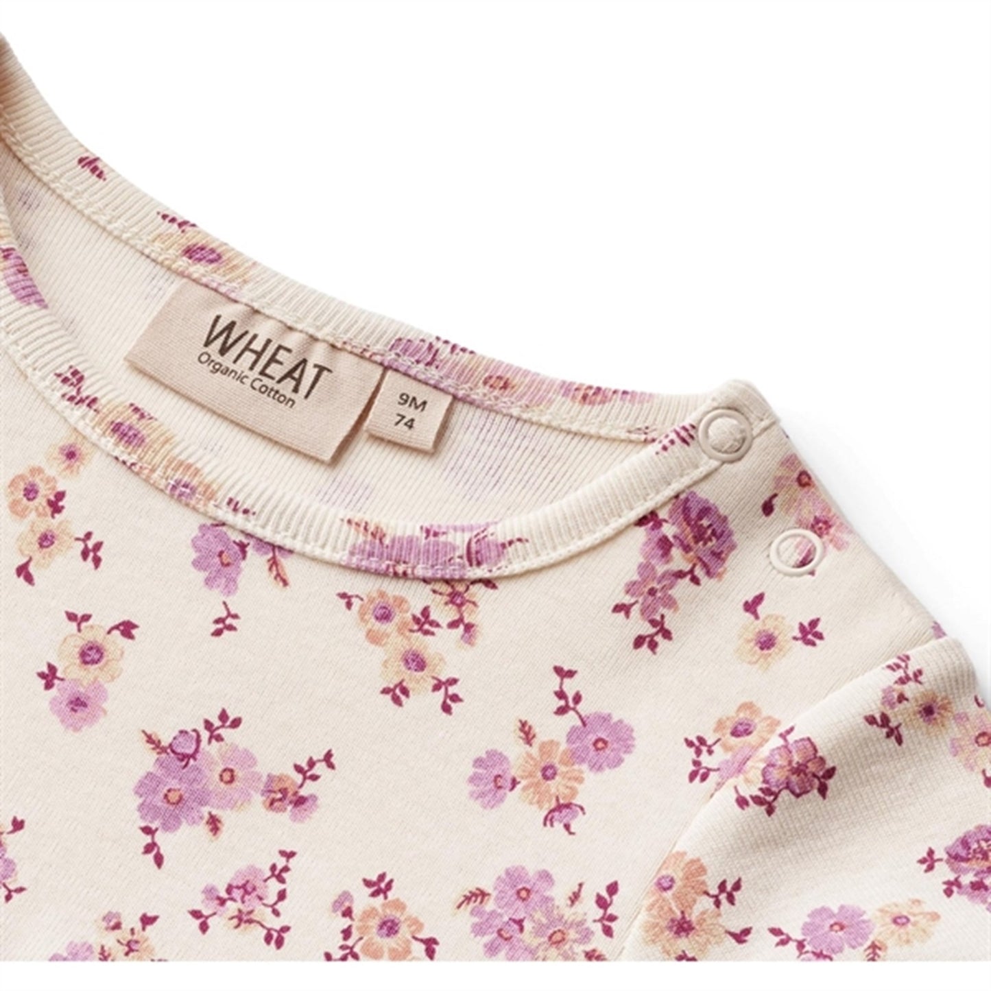 Wheat Shell Flowers Jersey Dress Nova