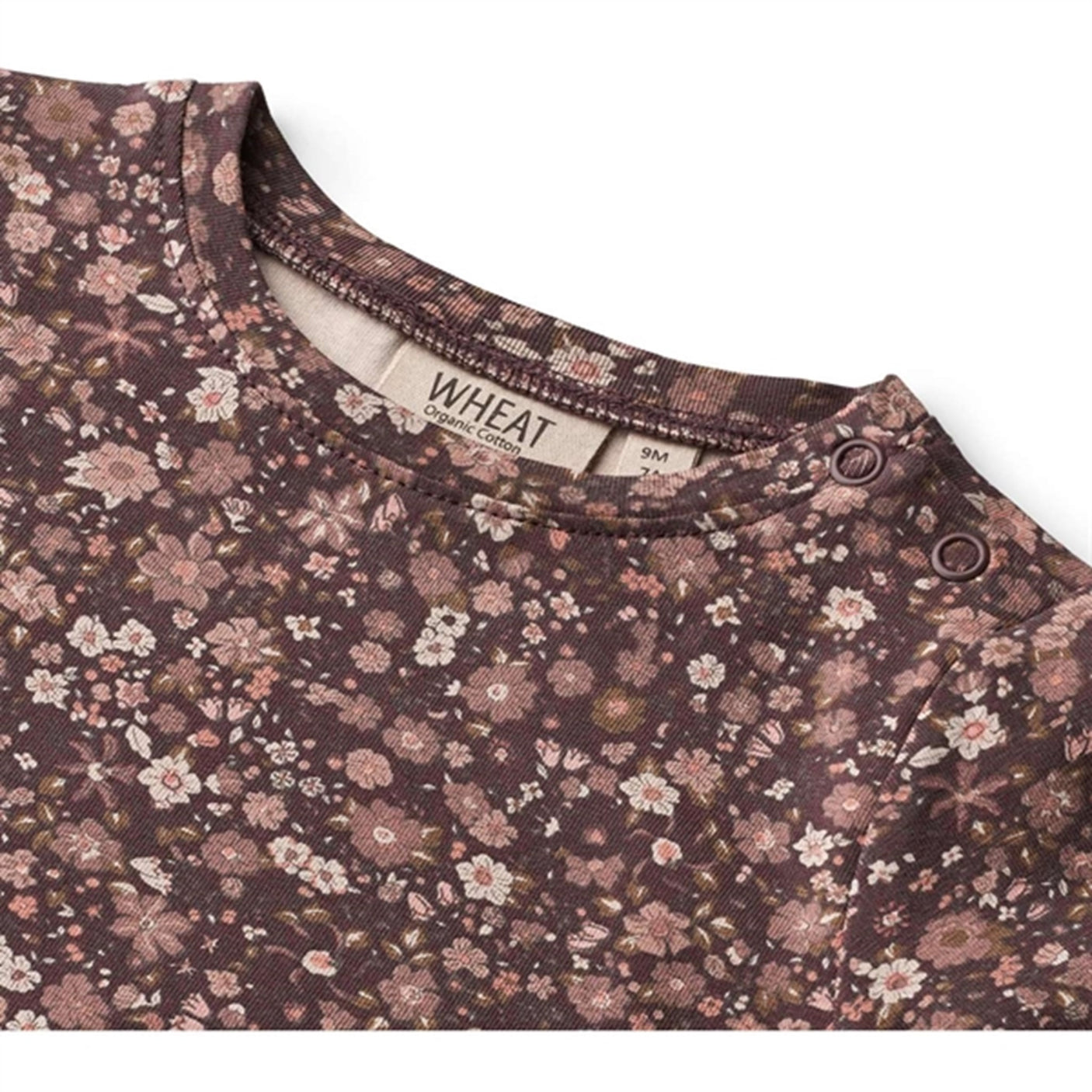 Wheat Soft Eggplant Meadow Bessie Jersey Dress