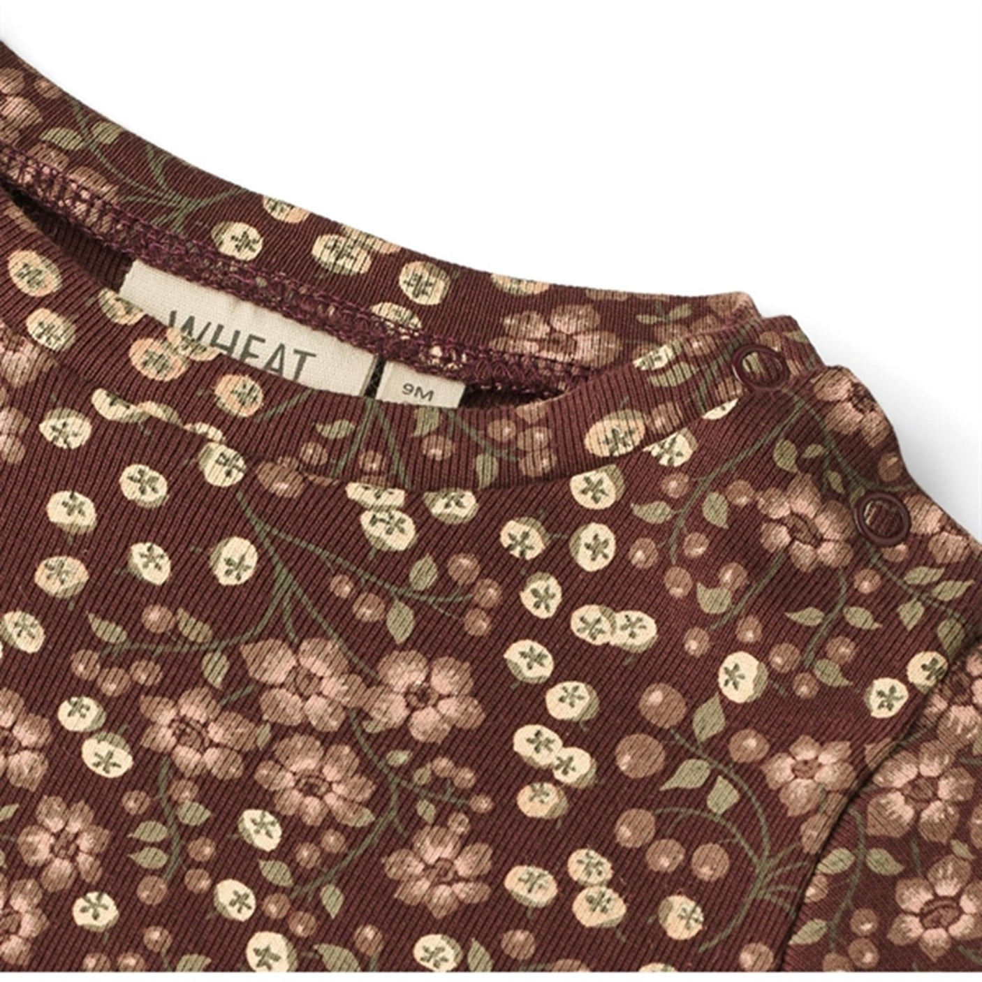 Wheat Aubergine Berries Jersey Dress Sessa