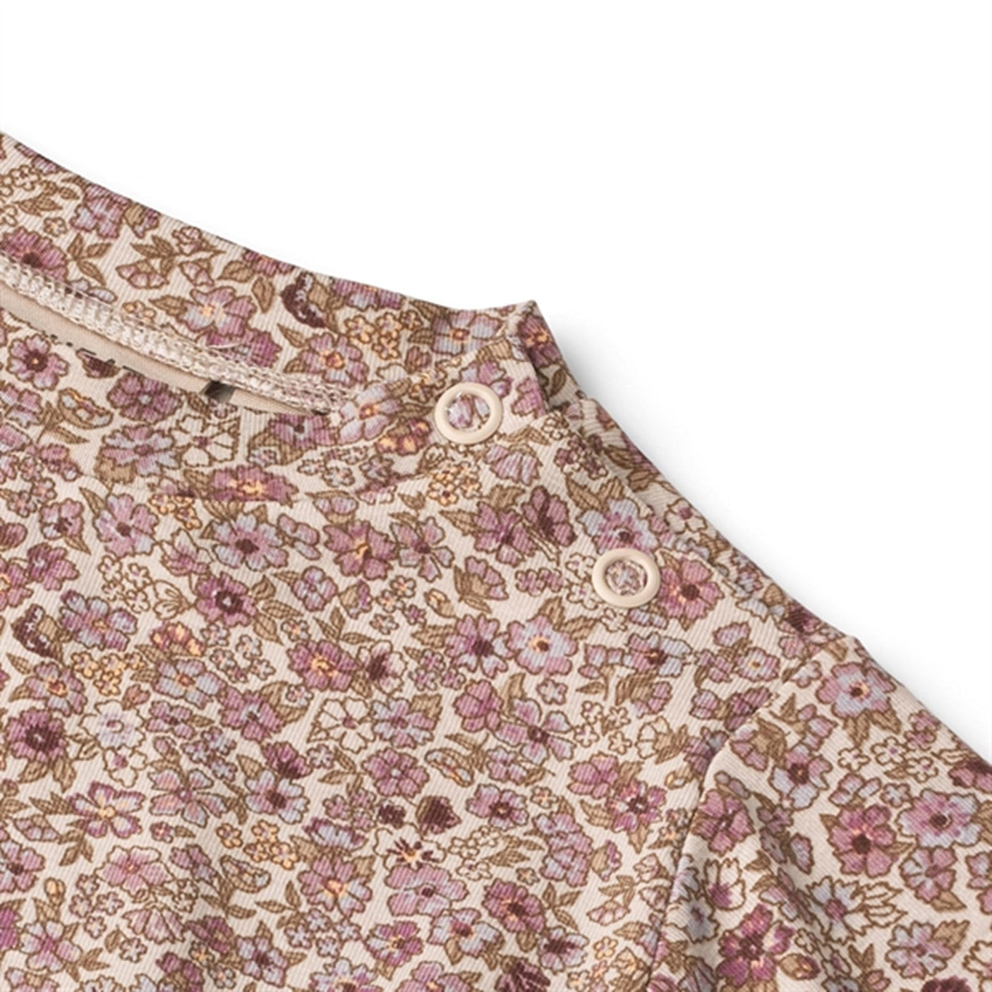 Wheat Grey Rose Flowers Sessa Jersey Dress