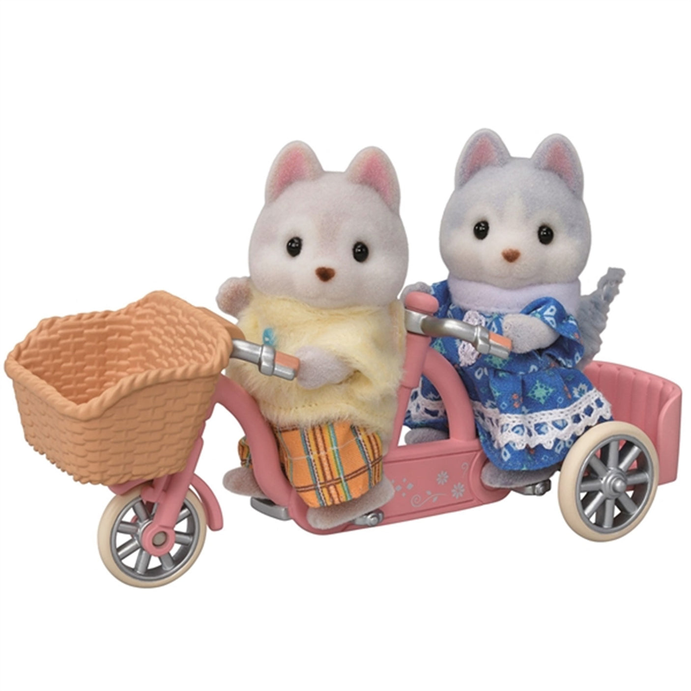 Sylvanian Families® Tandem Cycling Set Husky Sister & Brother