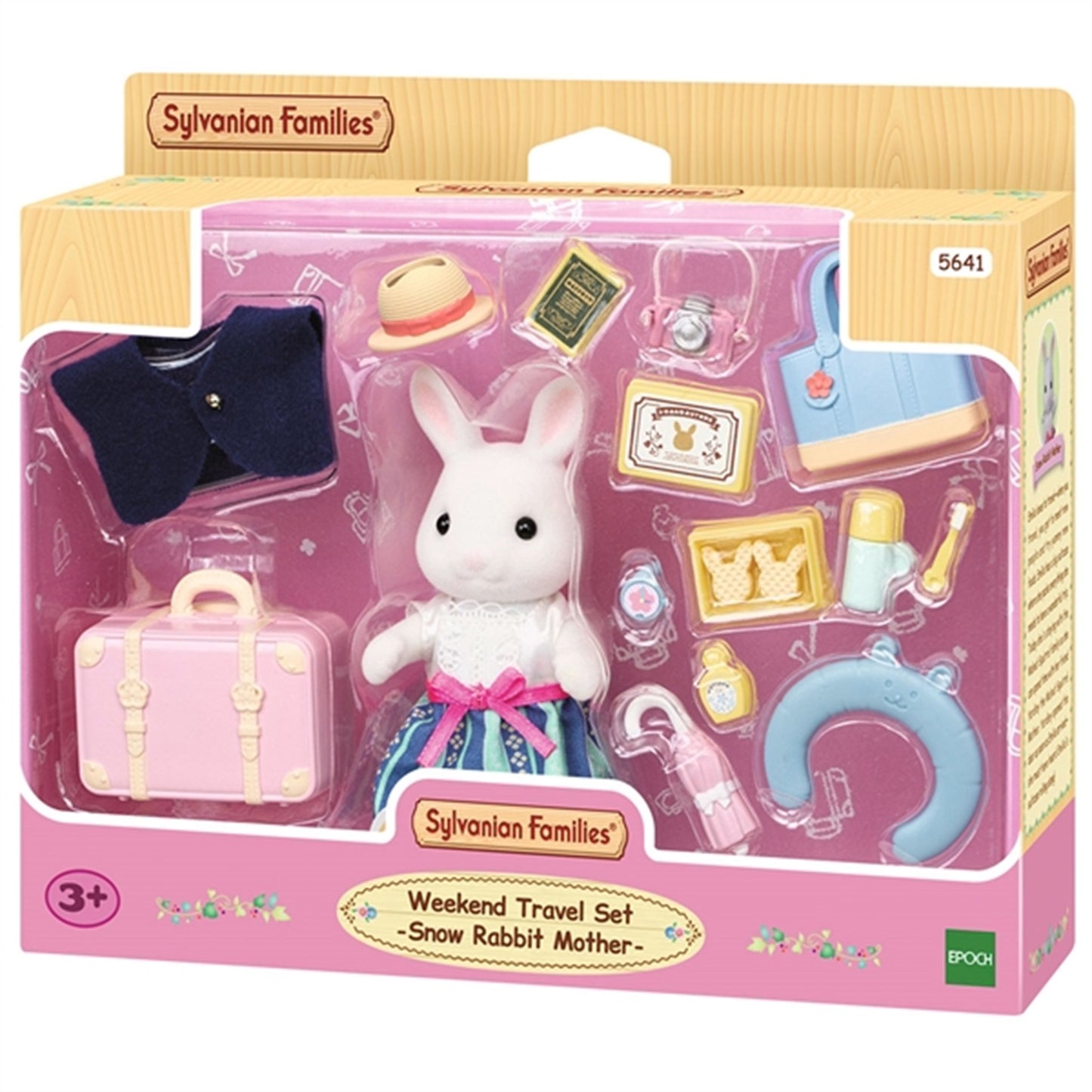 Sylvanian Families® Weekend Travel Set Snow Rabbit Mother