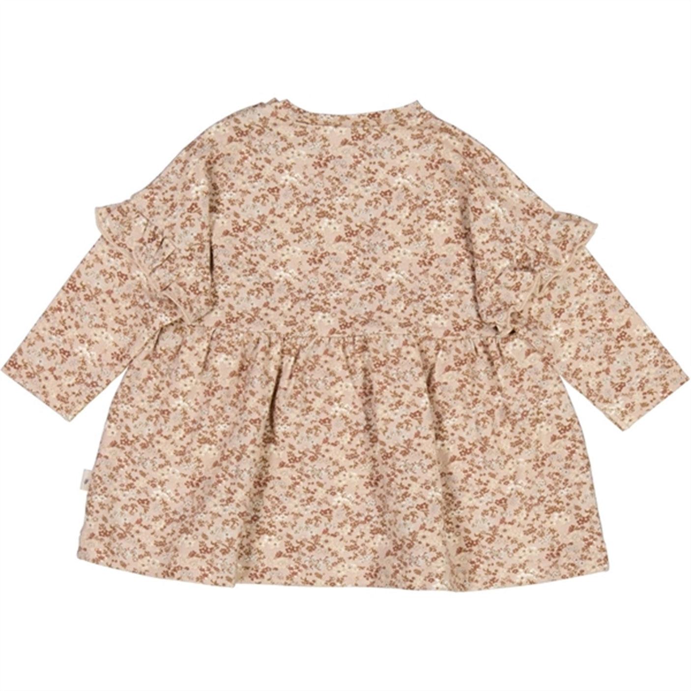 Wheat Pale Lilac Flowers Lilja Jersey Dress