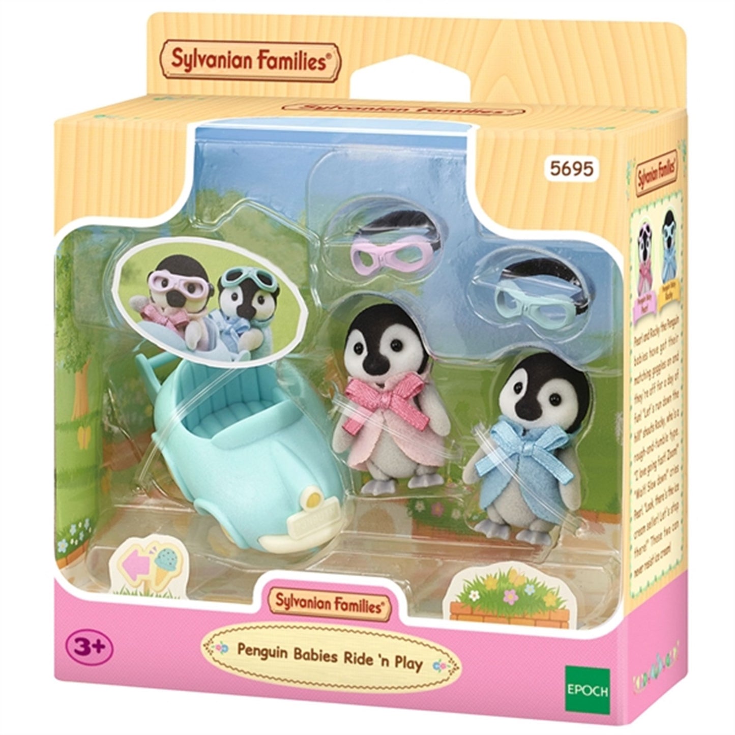 Sylvanian Families® Penguin Babies Ride'n Play