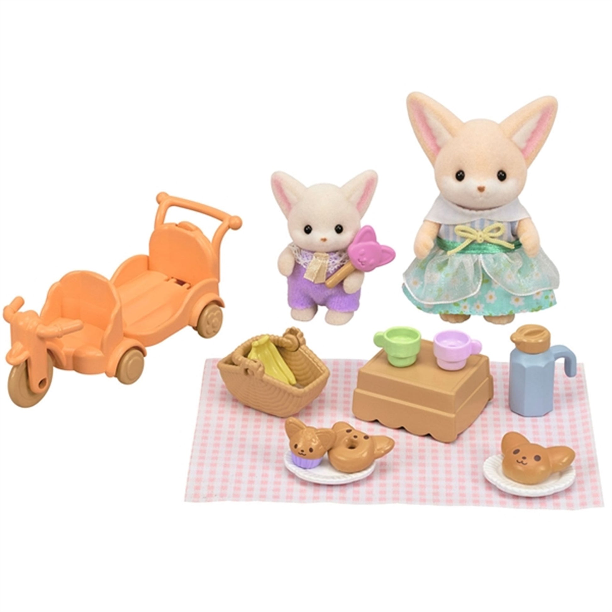 Sylvanian Families® Sunny Picnic Set - Fennec Fox Sister & Baby