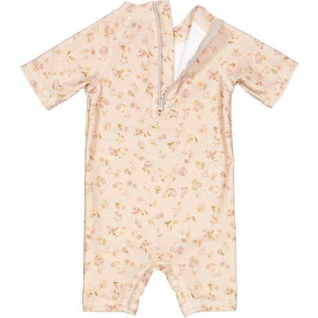 Wheat Purple Poppy Flowers Cas Swimsuit