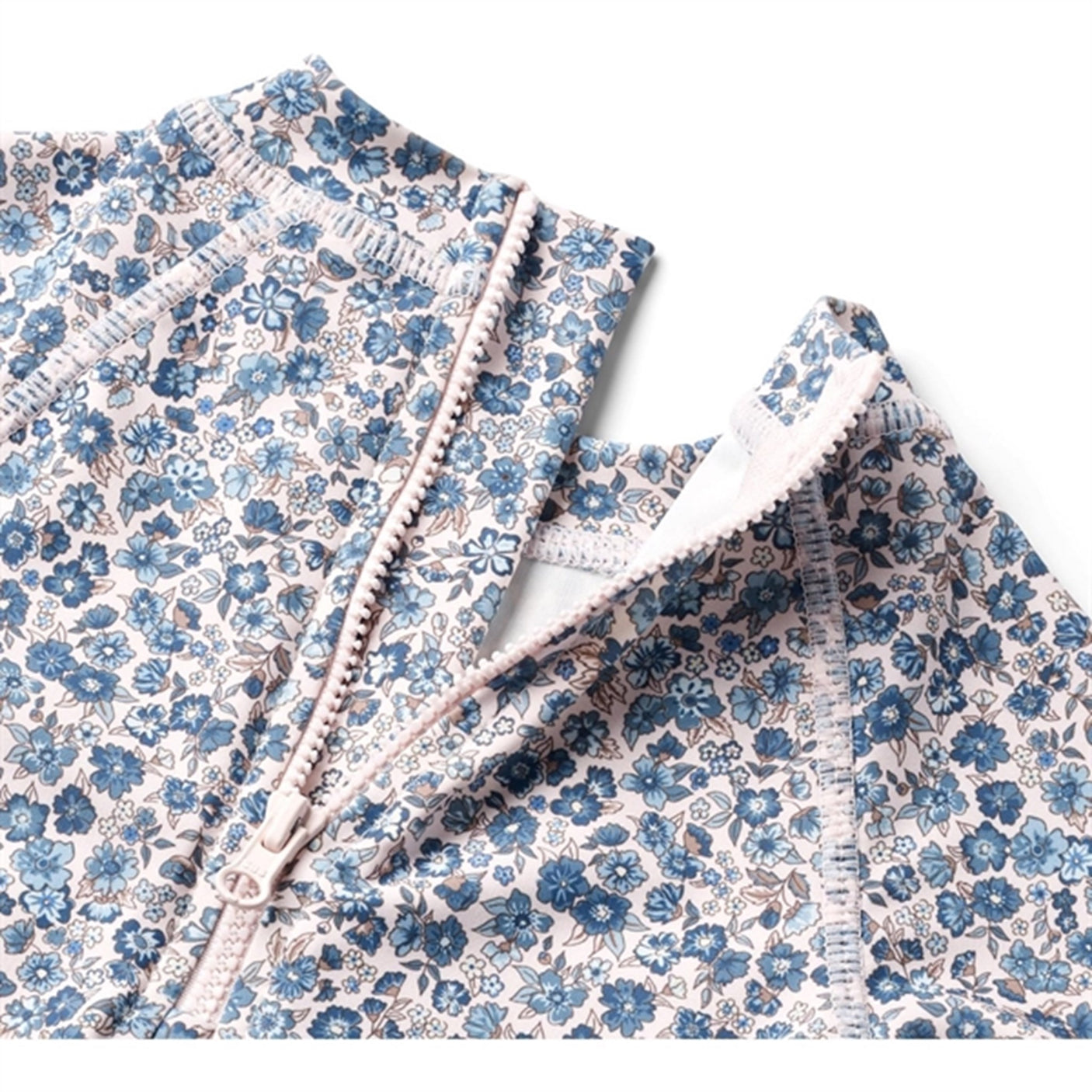 Wheat Blue Flower Meadow Swimsuit Cas