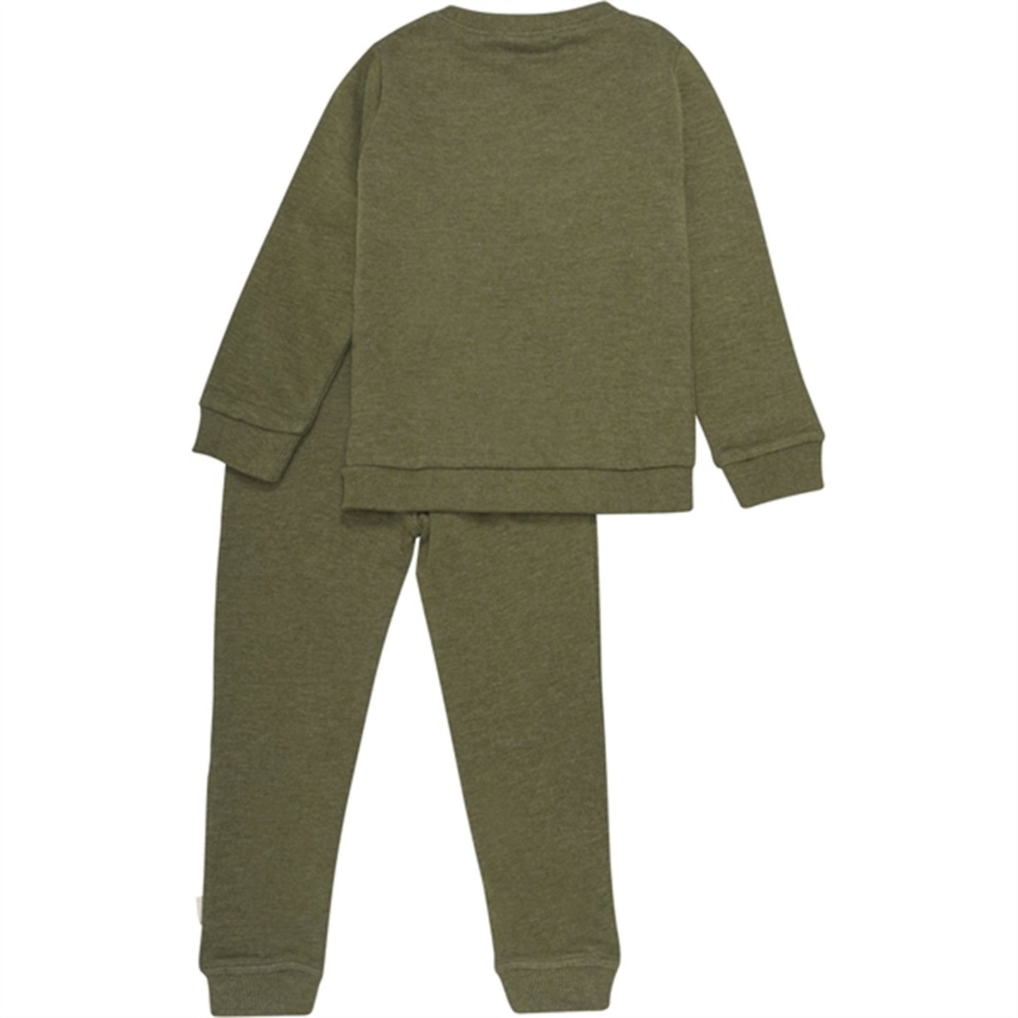Minymo Dark Olive Sweat Set 2-pack NOOS