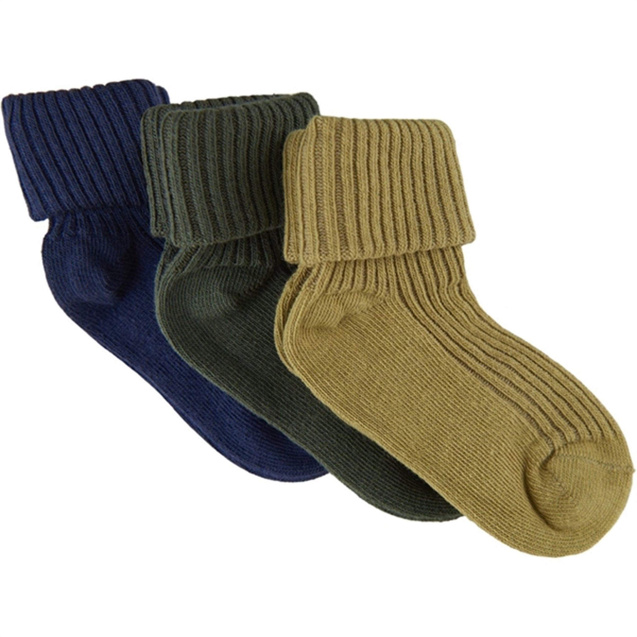 Minymo Agave Green Socks Baby 3-pack NOOS