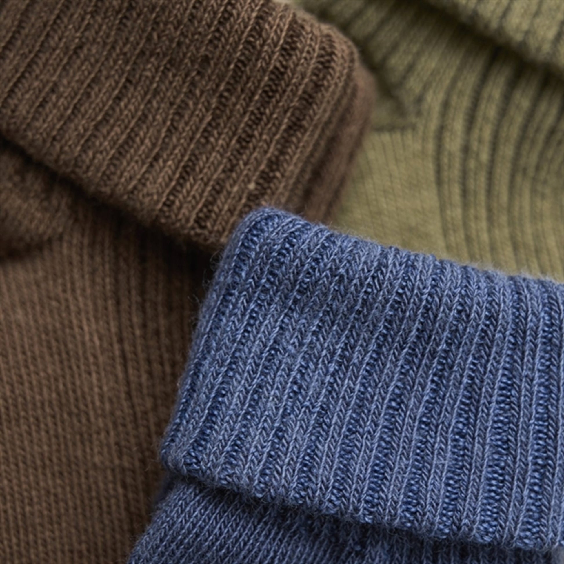 Minymo Dark Olive Socks Baby 3-pack NOOS