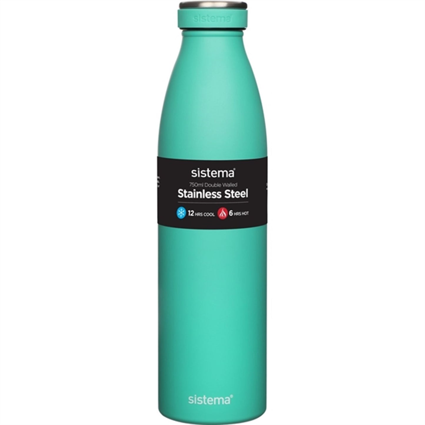 Sistema Stainless Steel Drink Bottle 750 ml Minty Teal