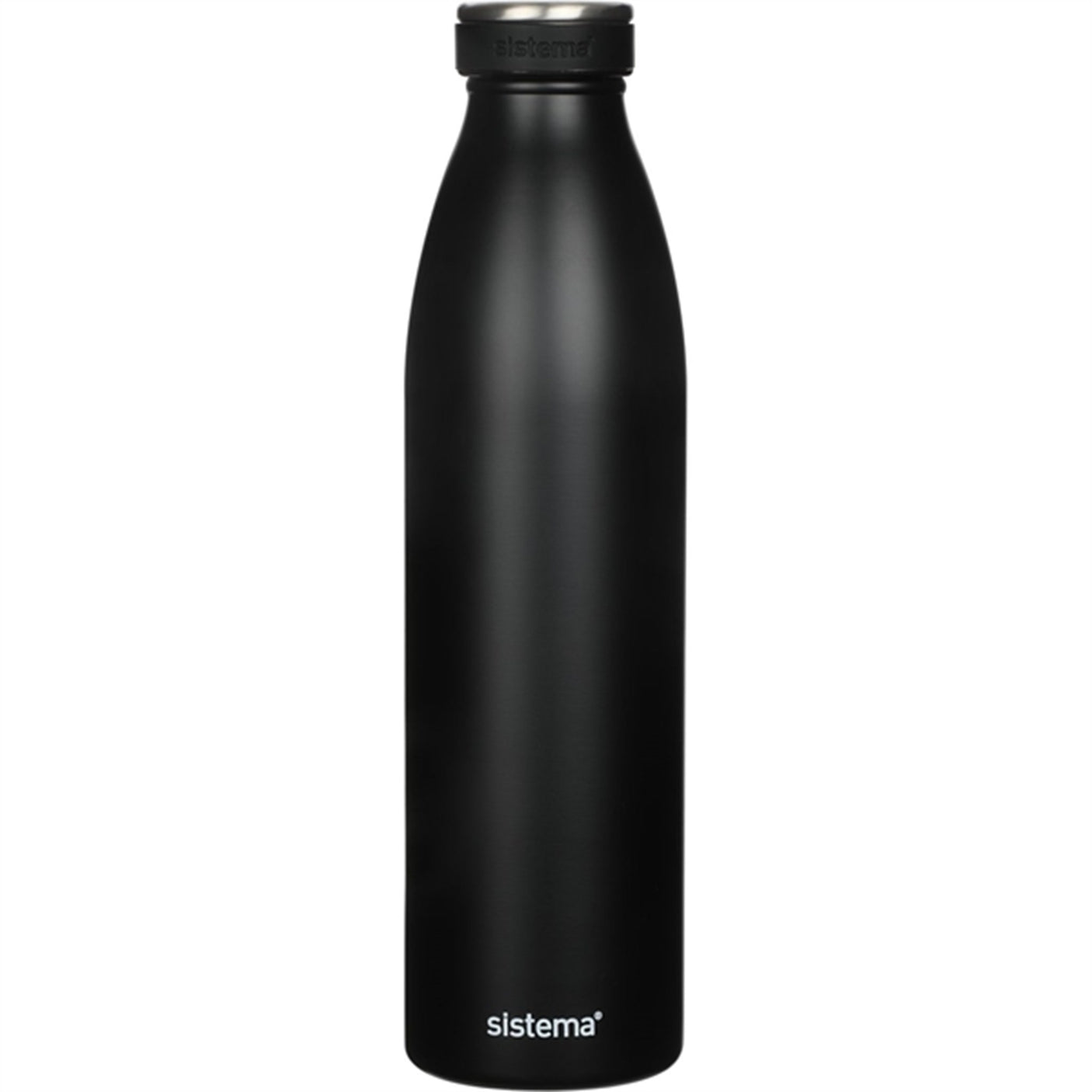Sistema Stainless Steel Drink Bottle 750 ml Black