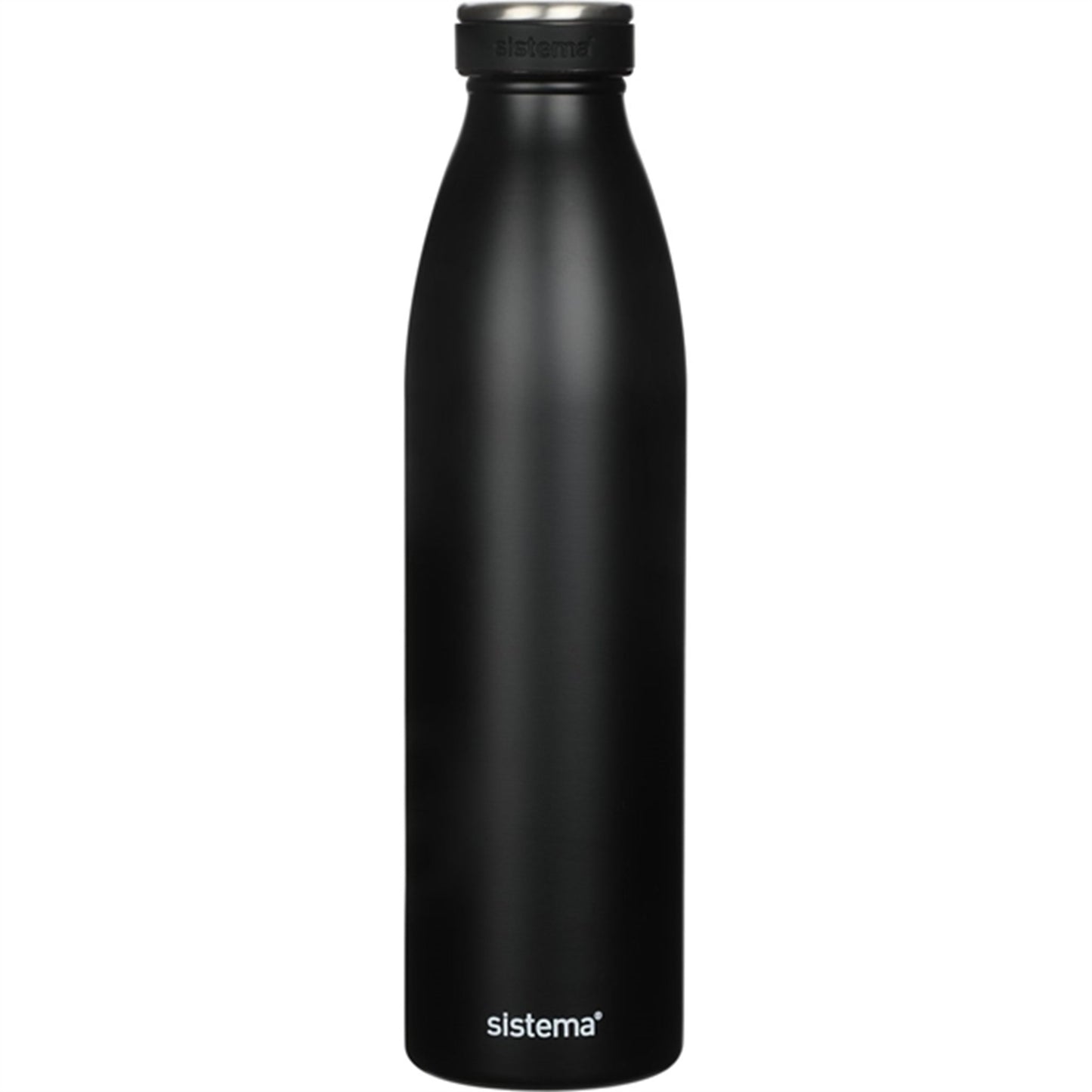 Sistema Stainless Steel Drink Bottle 750 ml Black