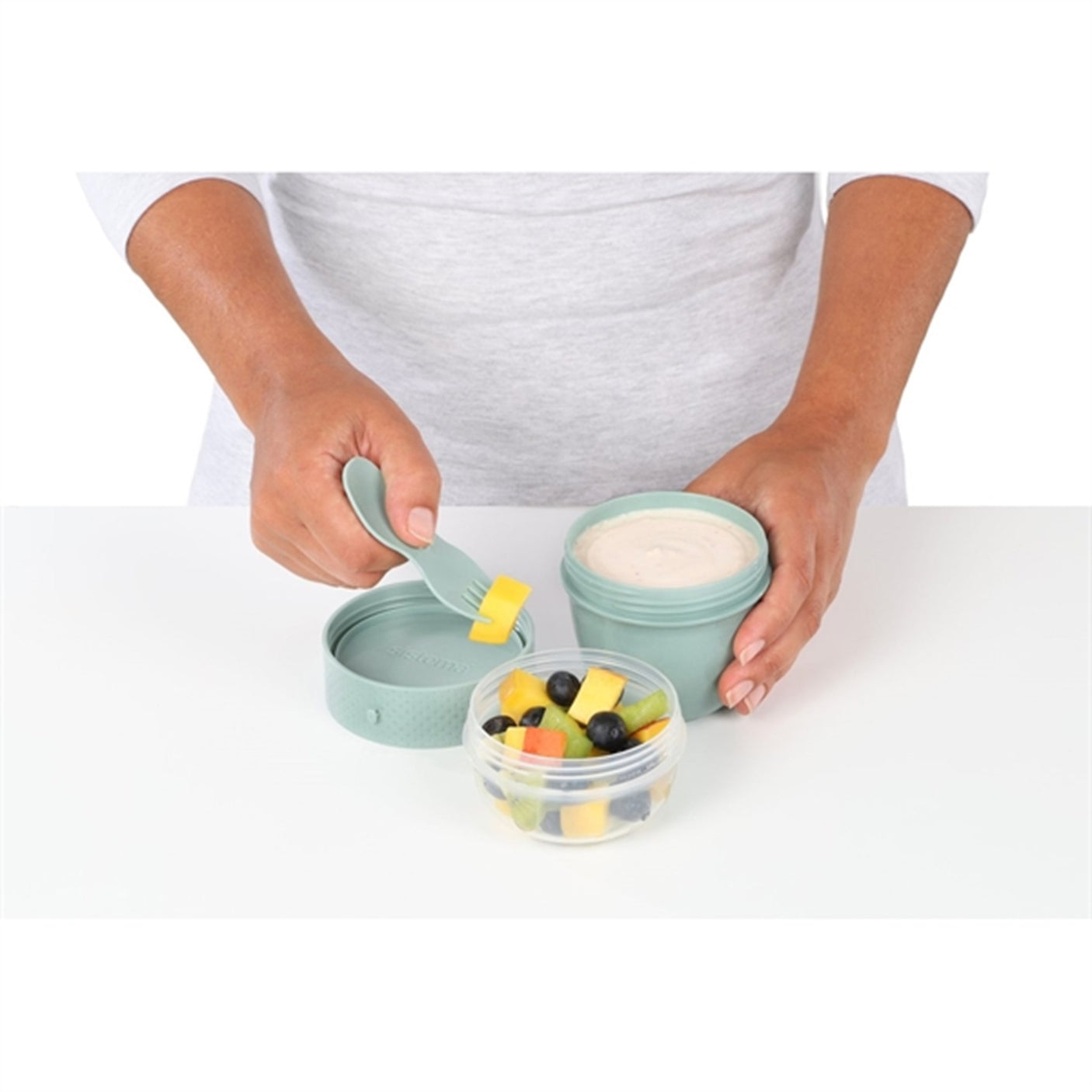 Sistema Renew To Go Snack Capsule Lunch Box 515 ml Mint