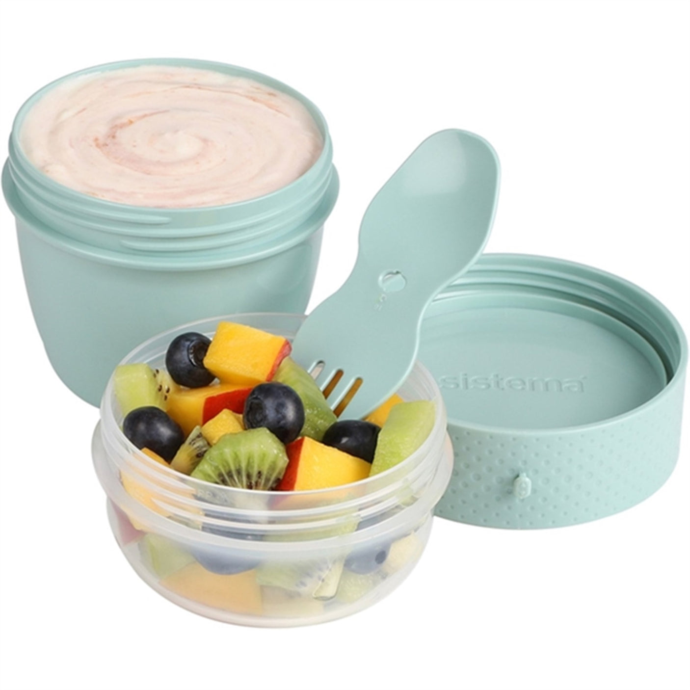 Sistema Renew To Go Snack Capsule Lunch Box 515 ml Mint