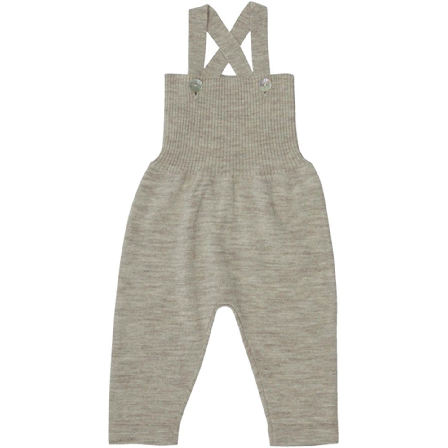 FUB Baby High Waist Overalls Light Beige Melange