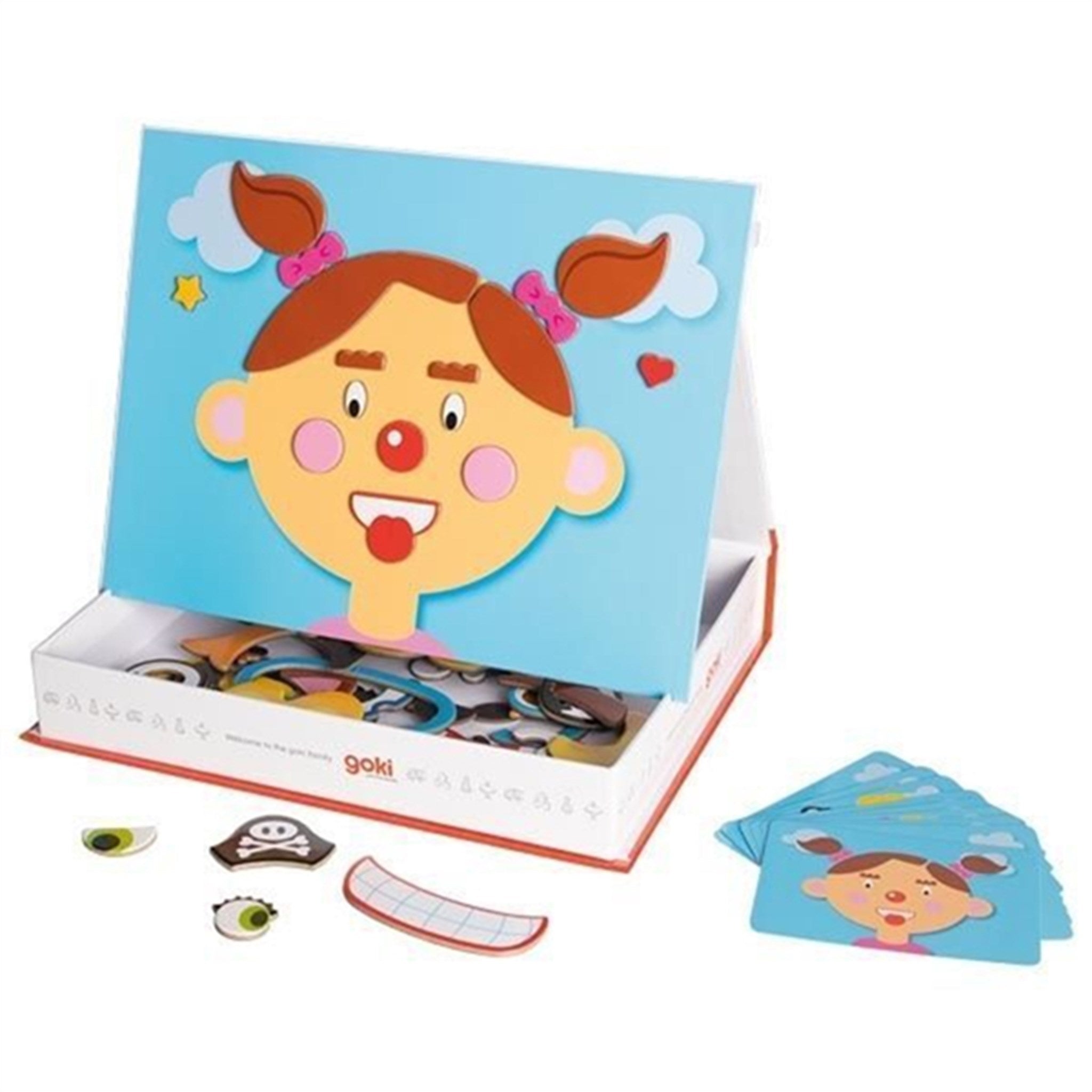 Goki Magnetic Game - Funny Faces
