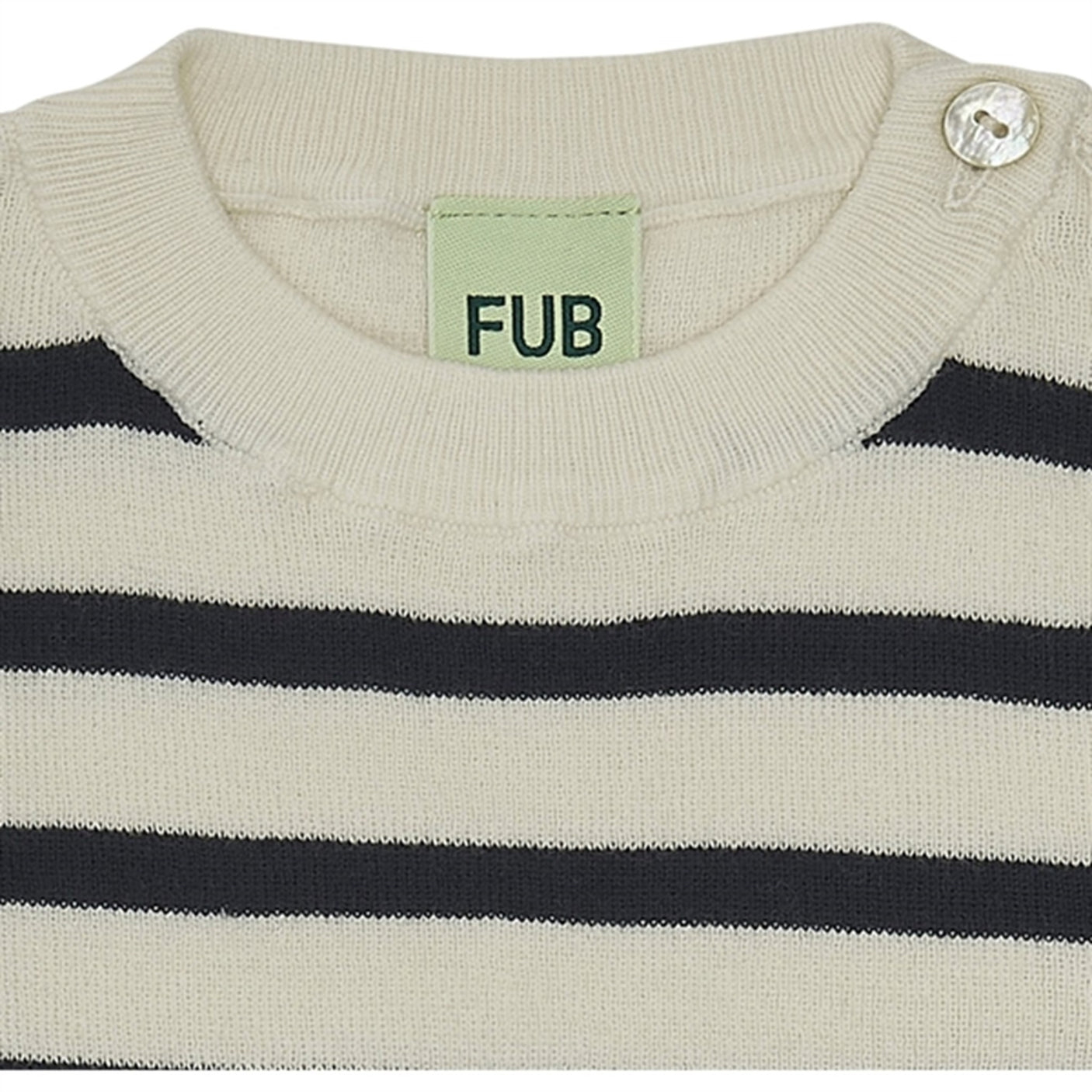 FUB Baby Blouse Ecru/Dark Navy