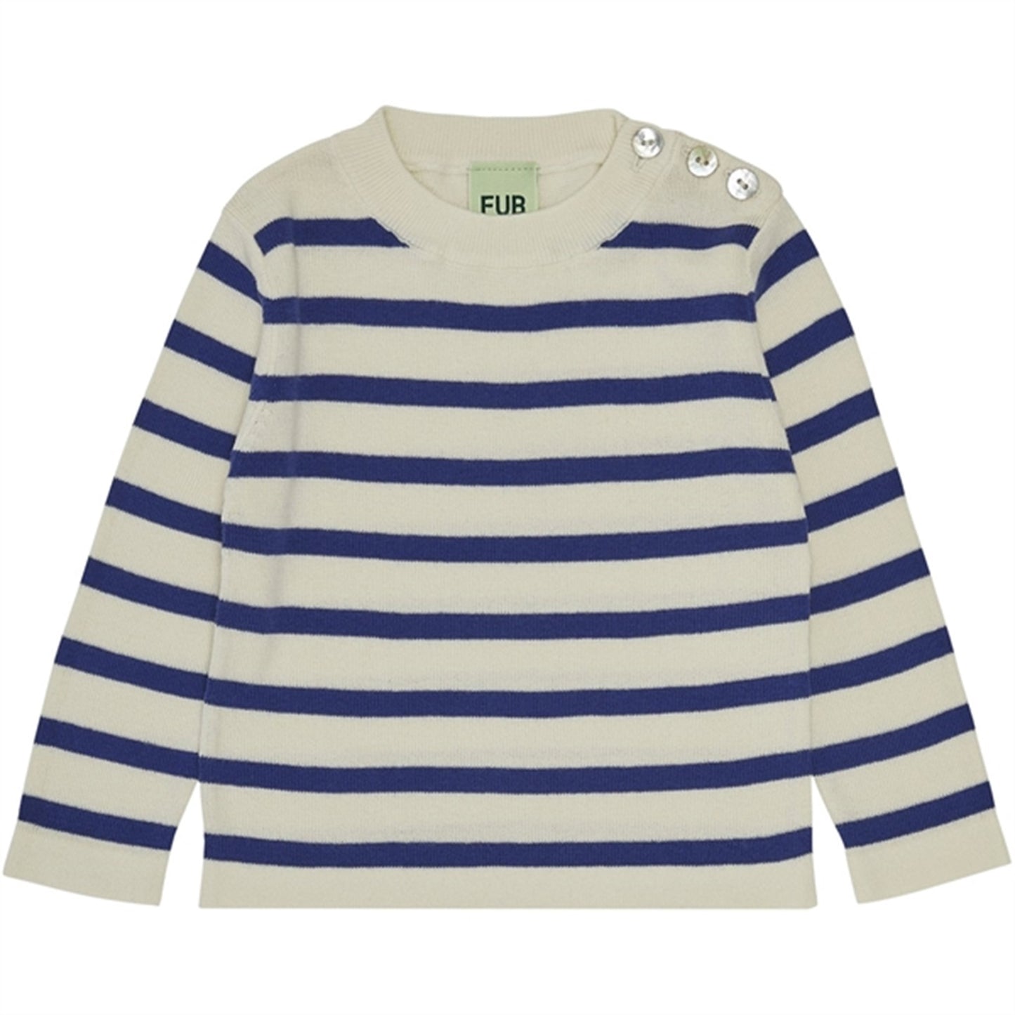 FUB Baby Blouse Ecru/Cobolt