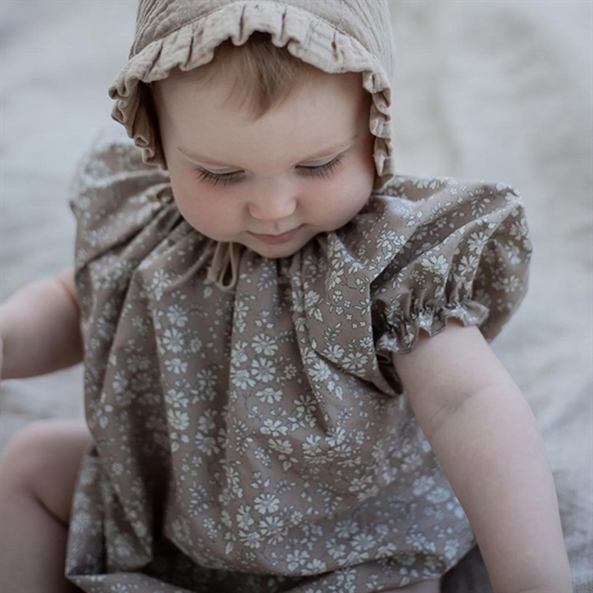 Huttelihut Emily Liberty Romper Capel Camel