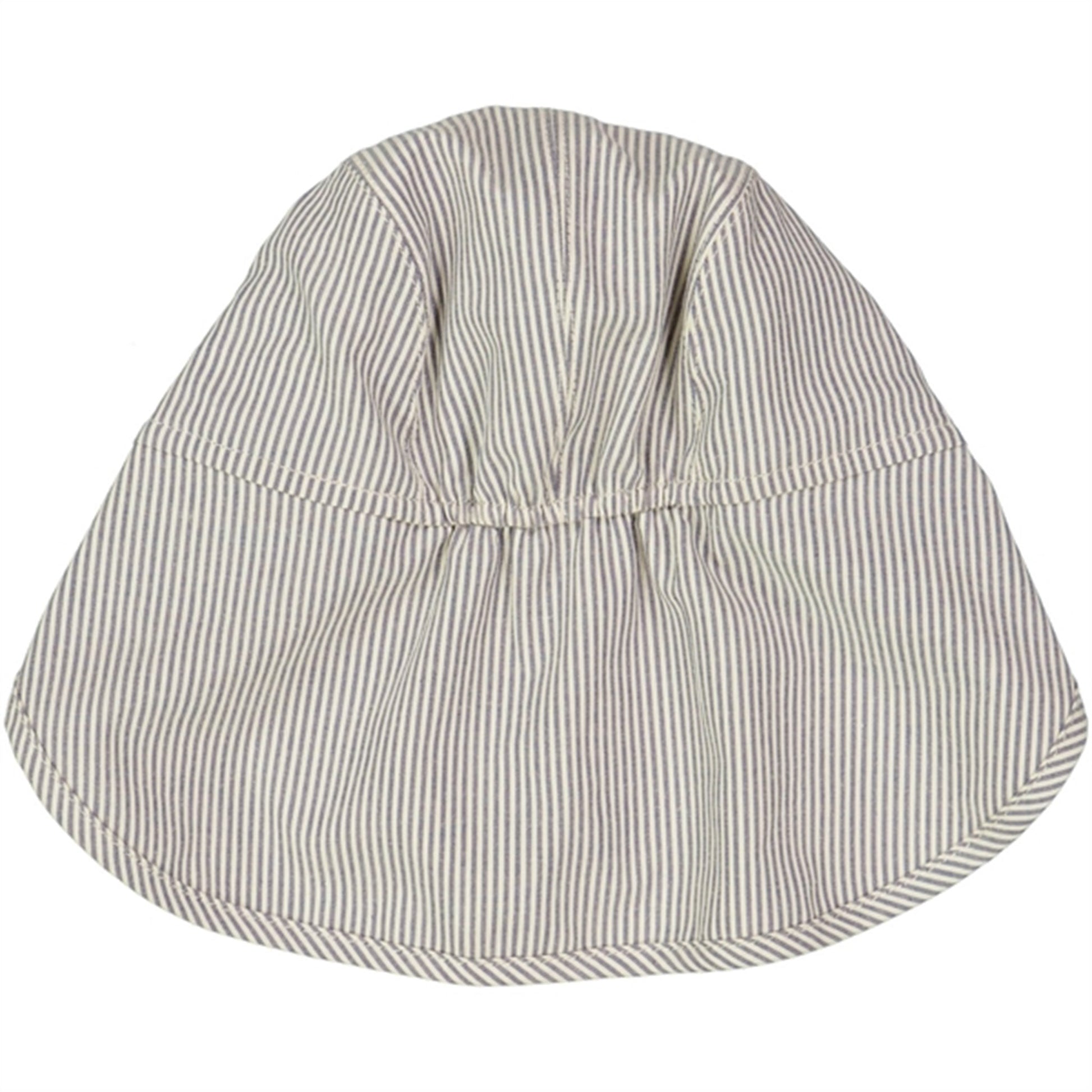 Wheat Classic Blue Stripe Albert Sun Hat