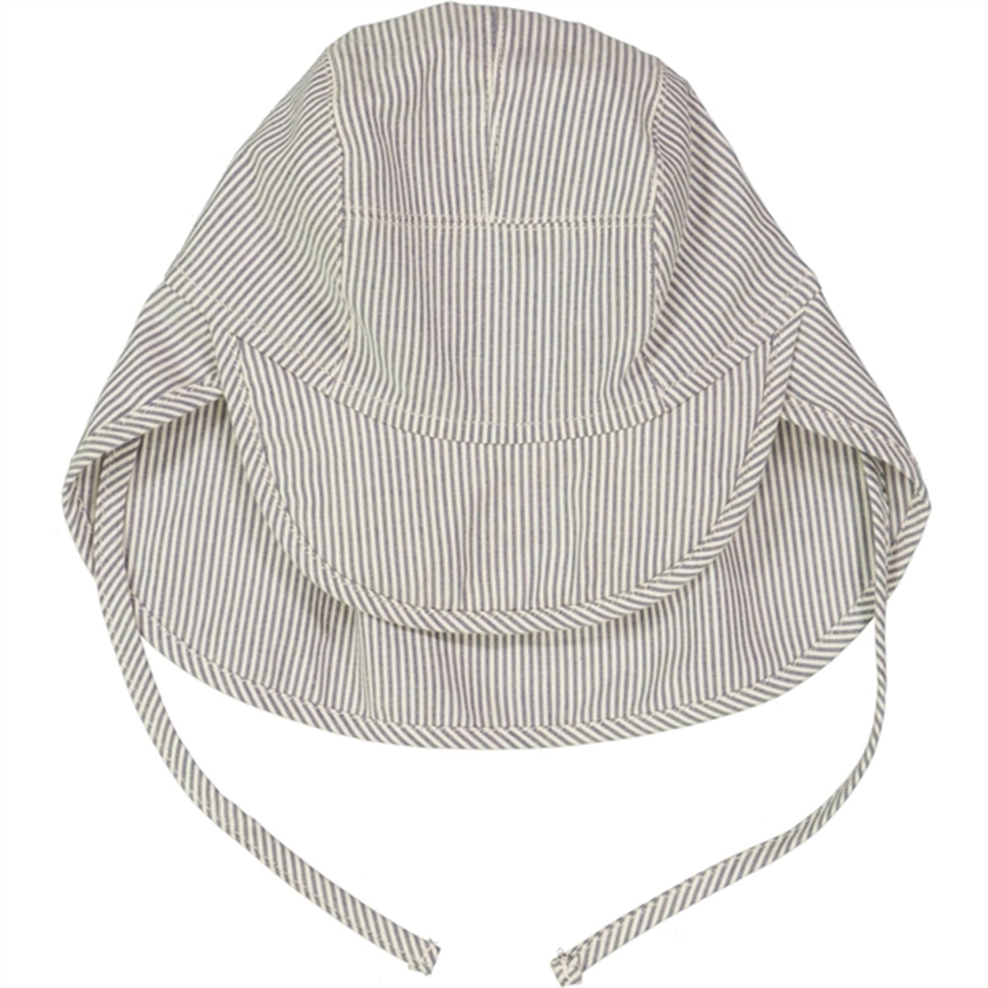 Wheat Classic Blue Stripe Albert Sun Hat