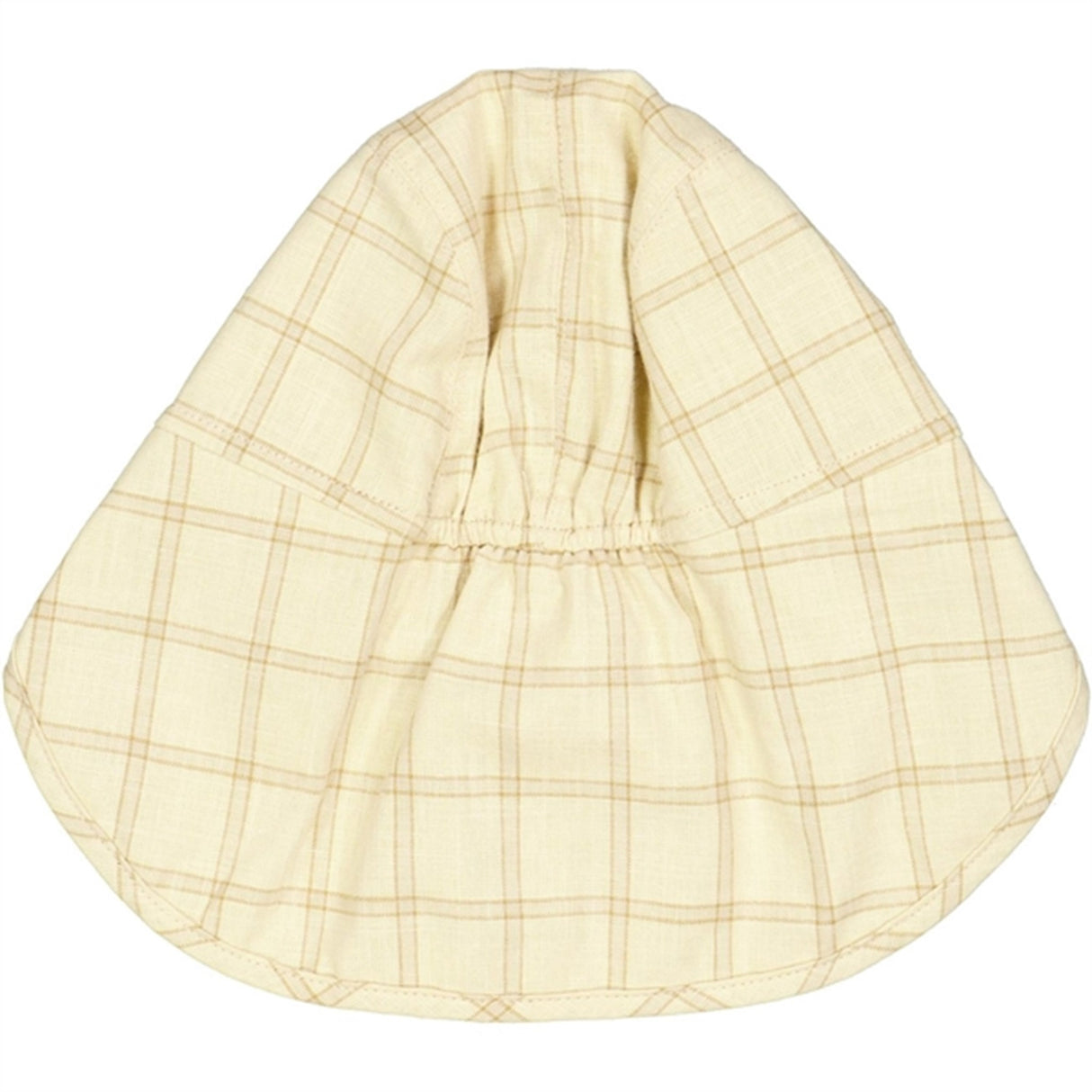 Wheat Buttermilk Check Albert Sun Hat