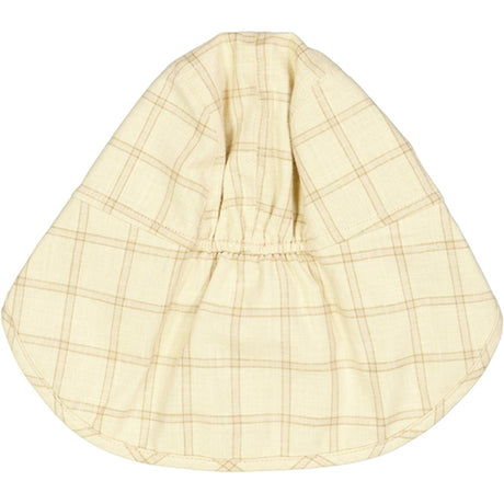 Wheat Buttermilk Check Albert Sun Hat