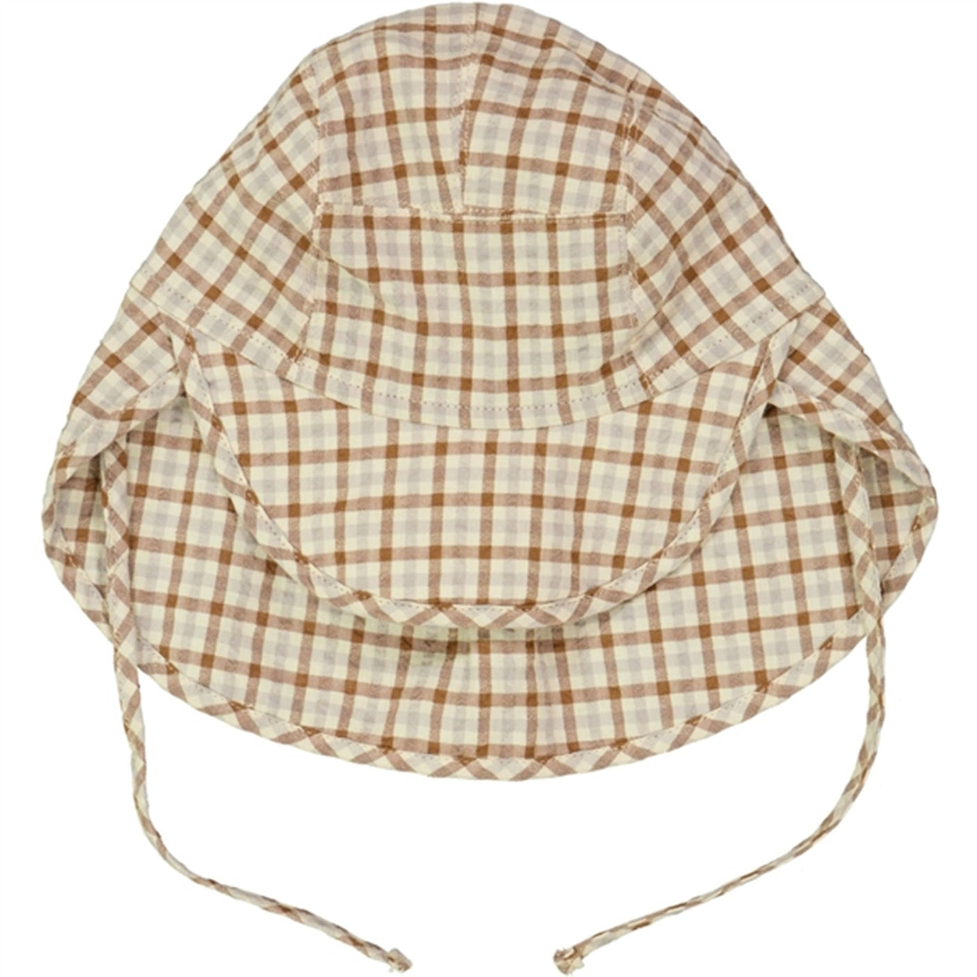 Wheat Golden Dove Check Albert Sun Hat