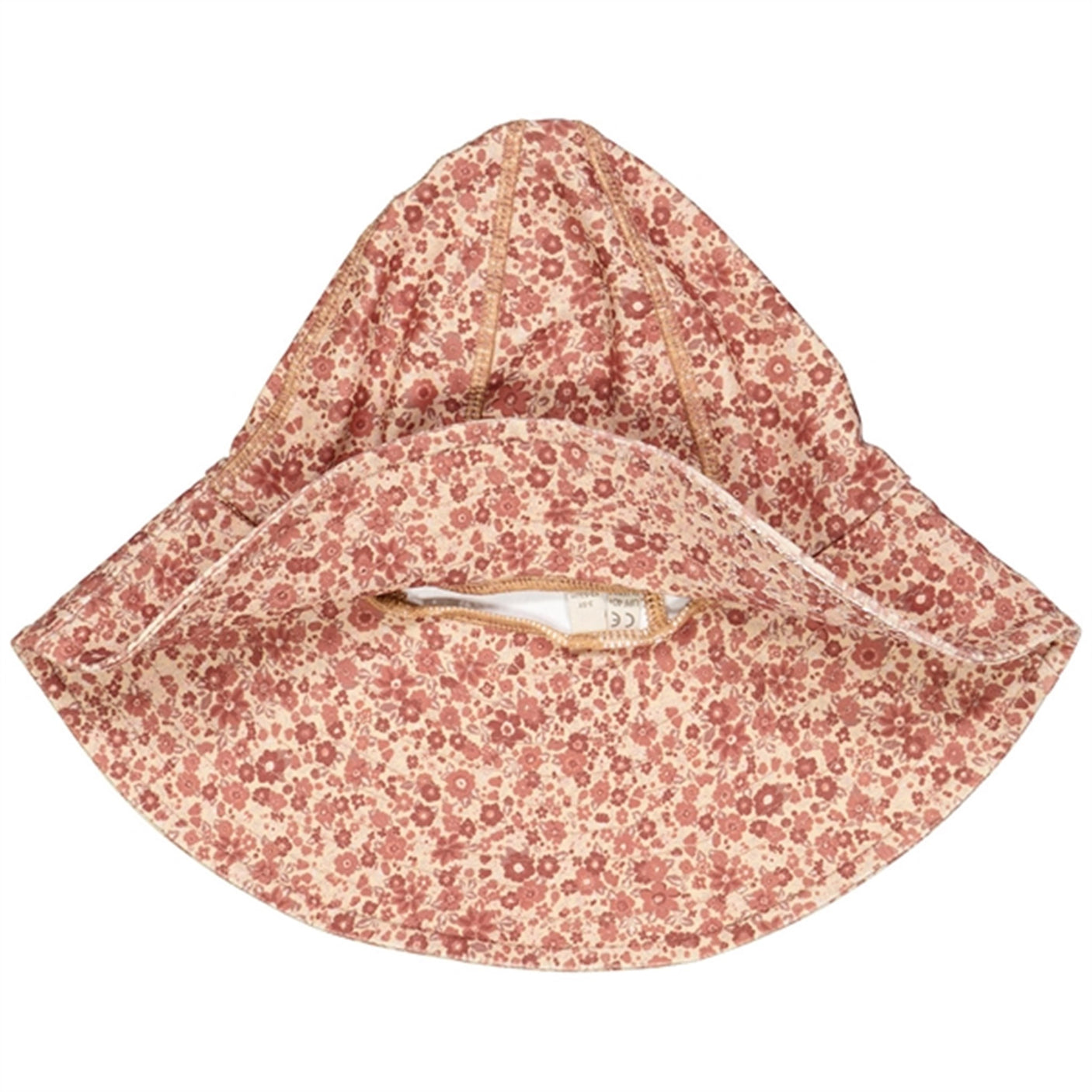 Wheat Red Flower Meadow UV Sun Hat